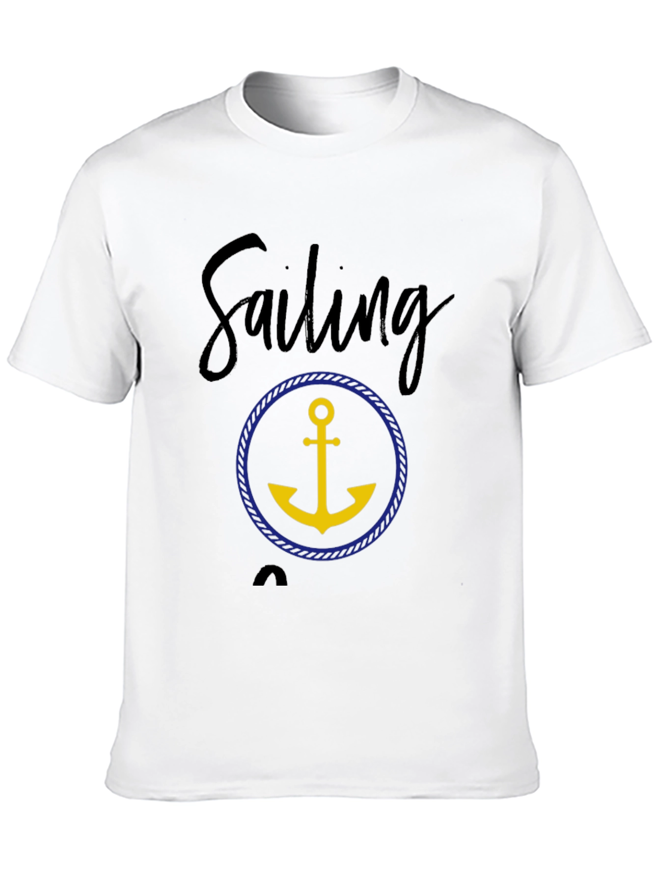 Sailing Anchor T-Shirt - Nautical Style