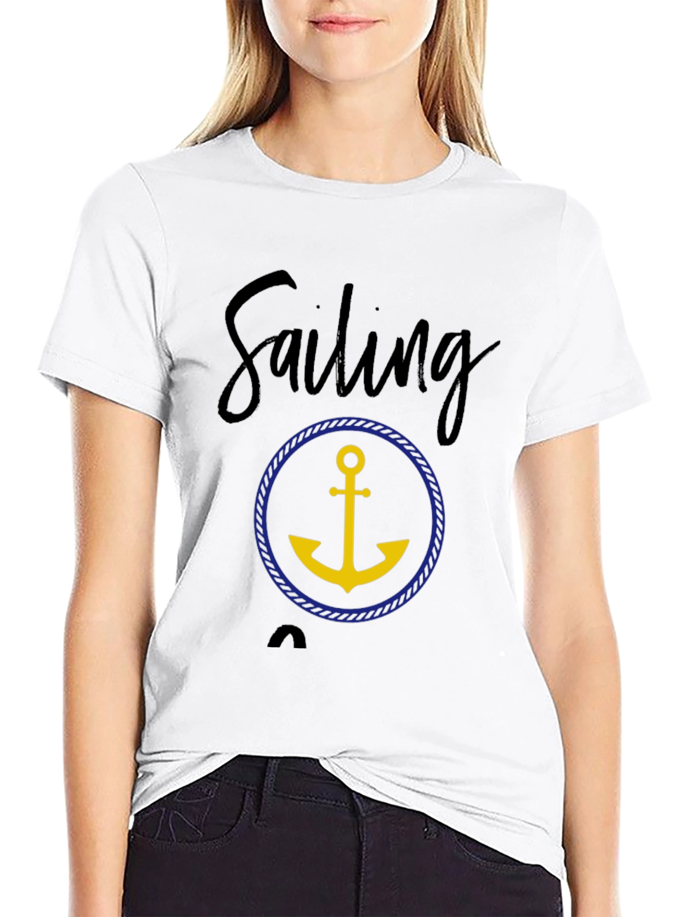 Sailing Anchor T-Shirt - Nautical Style