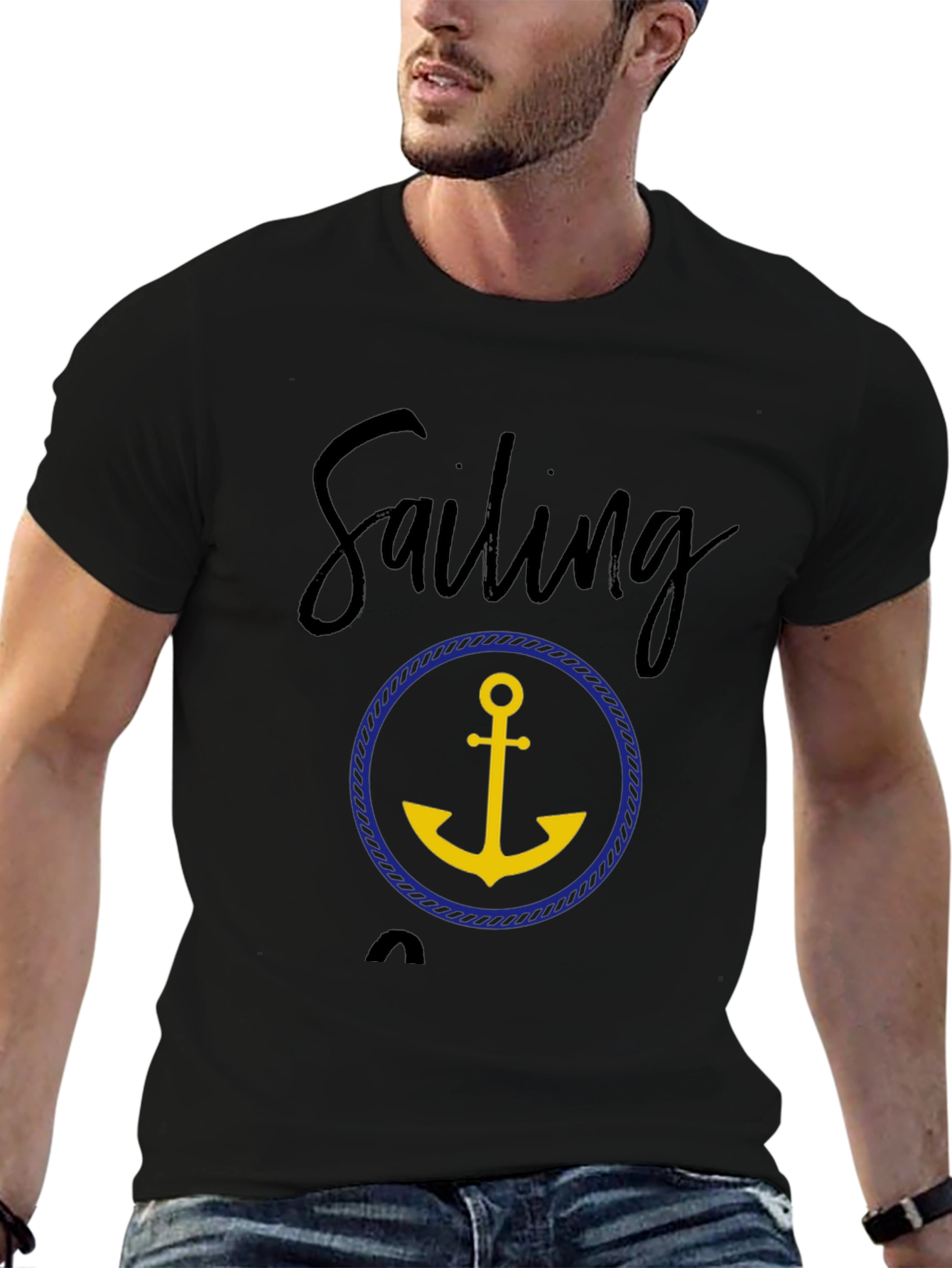 Sailing Anchor T-Shirt - Nautical Style