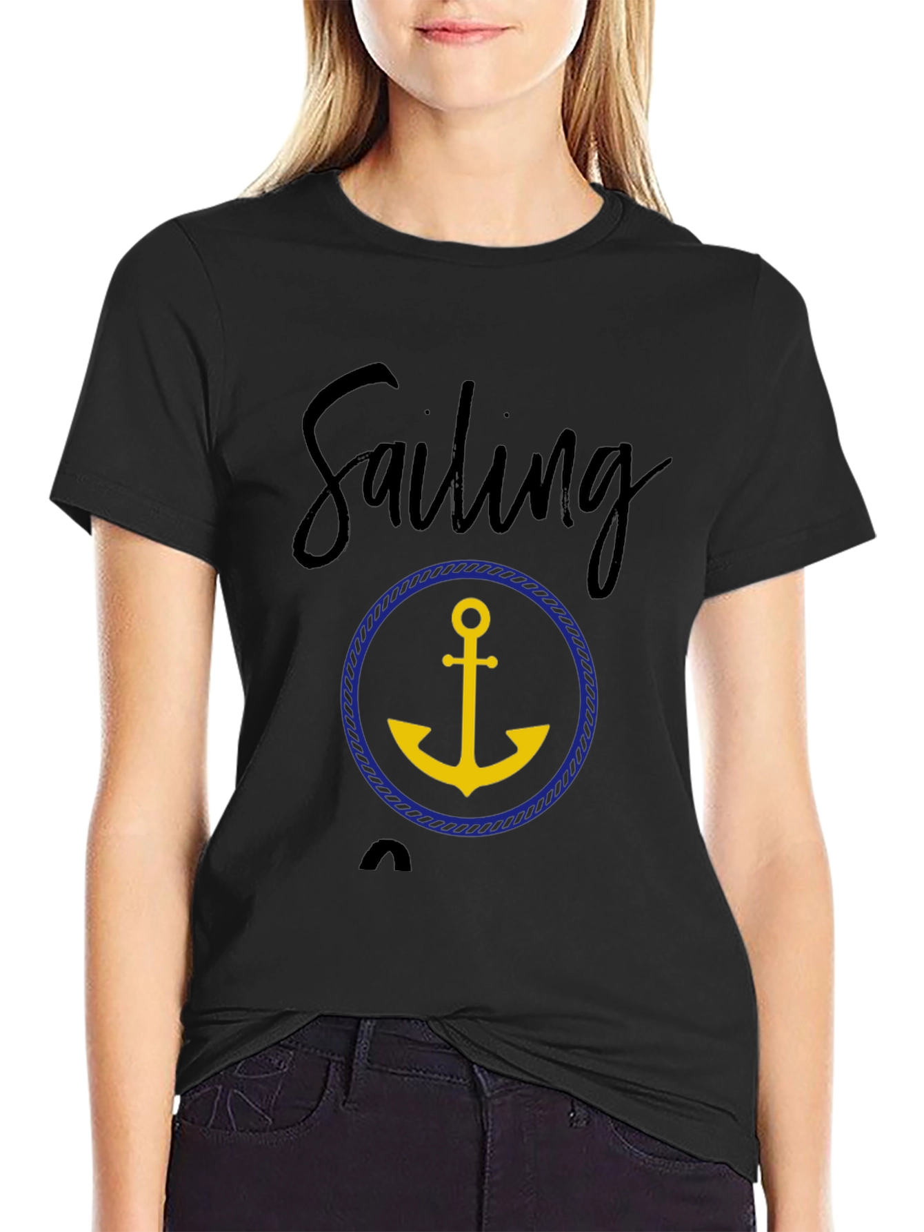Sailing Anchor T-Shirt - Nautical Style