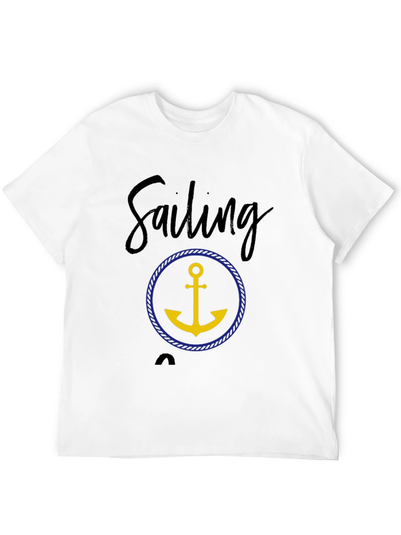 Sailing Anchor T-Shirt - Nautical Style