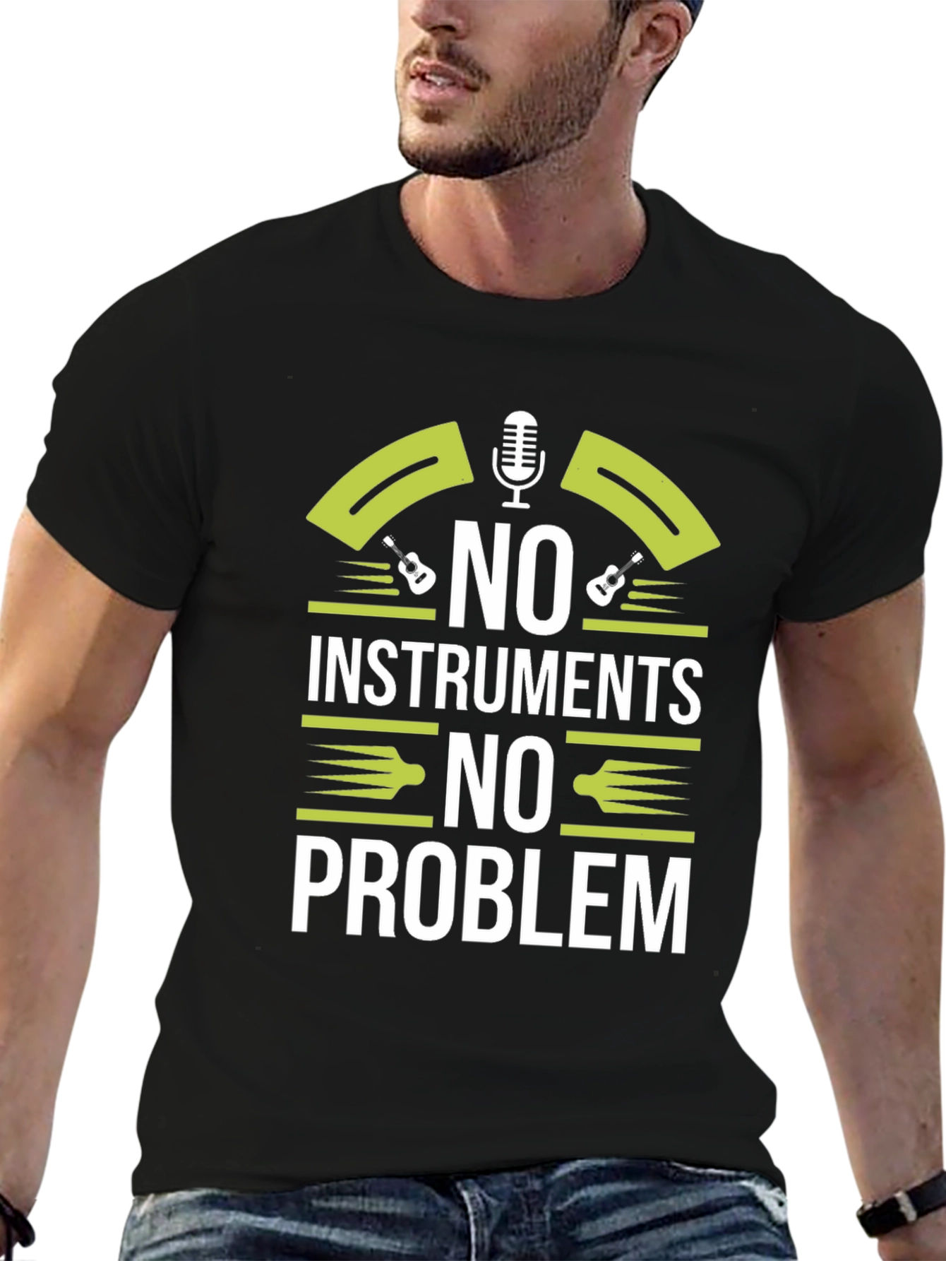 No Instruments No Problem Graphic T-Shirt