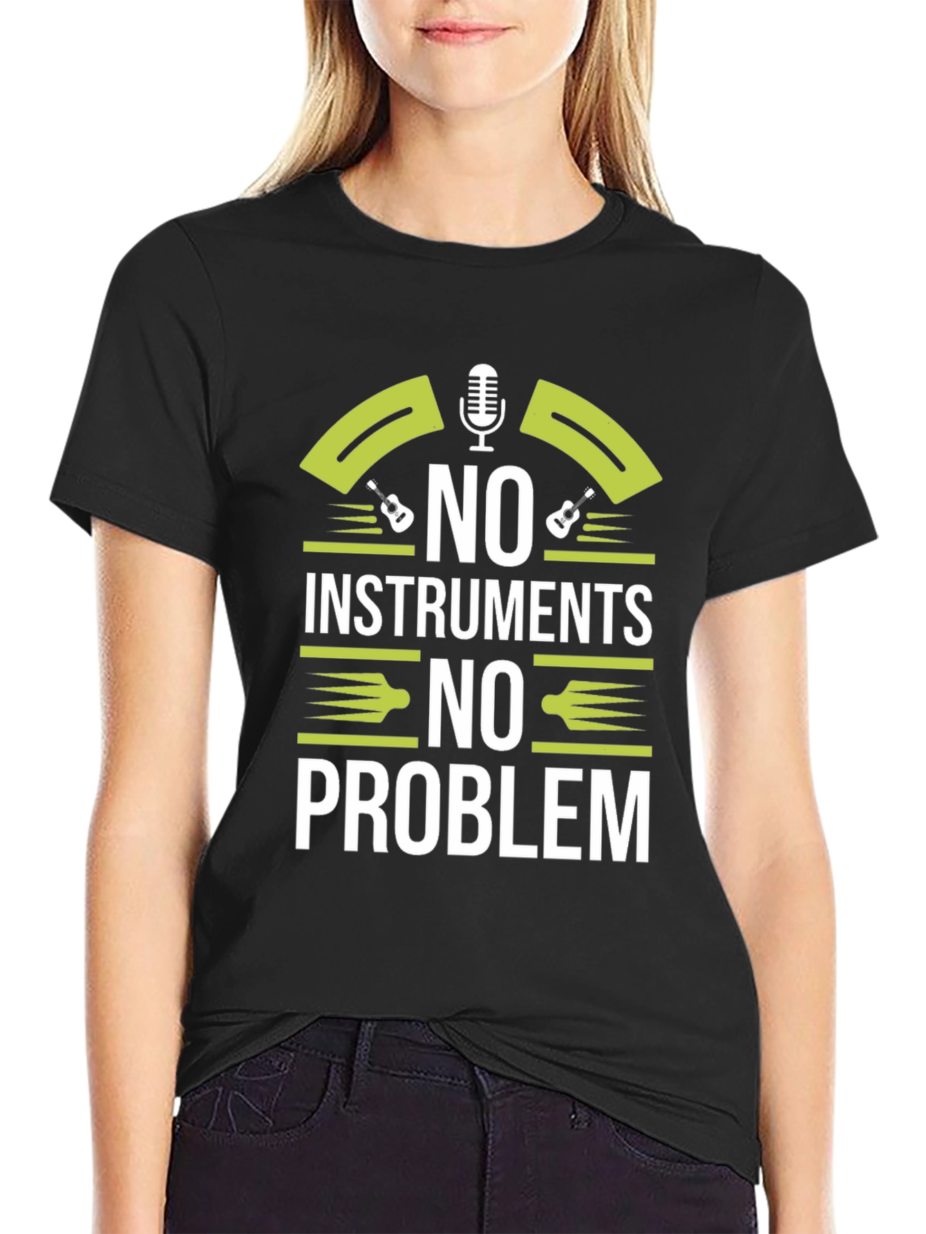 No Instruments No Problem Graphic T-Shirt