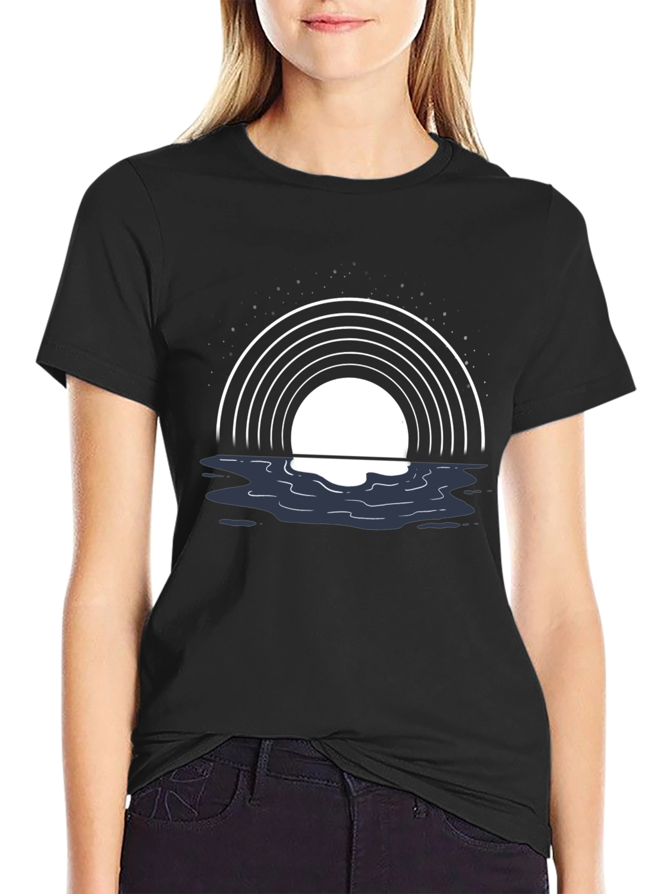 Sunset Reflective Graphic T-Shirt