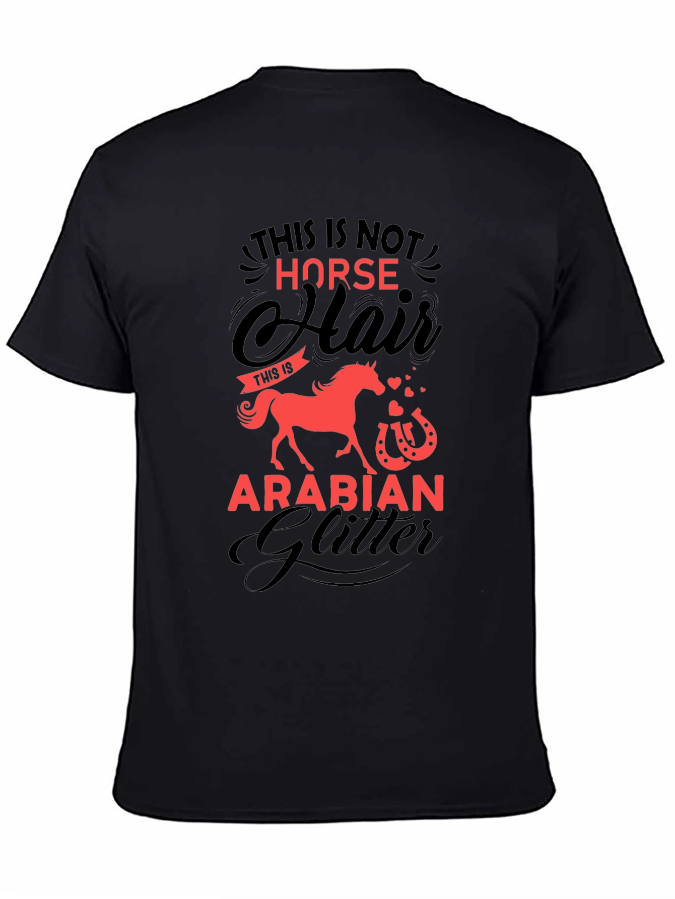 Horse Hair Arabian Glitter T-Shirt