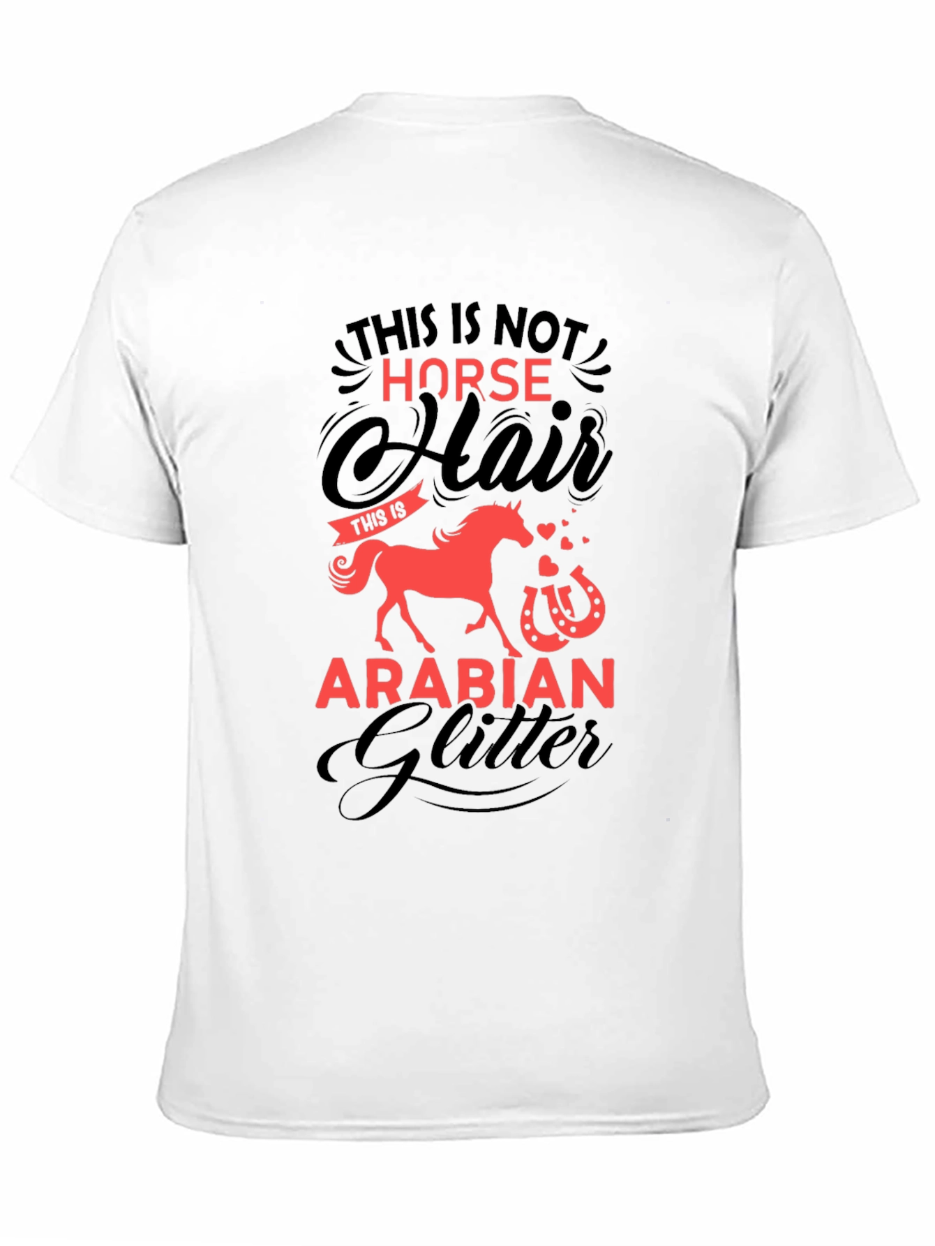 Horse Hair Arabian Glitter T-Shirt