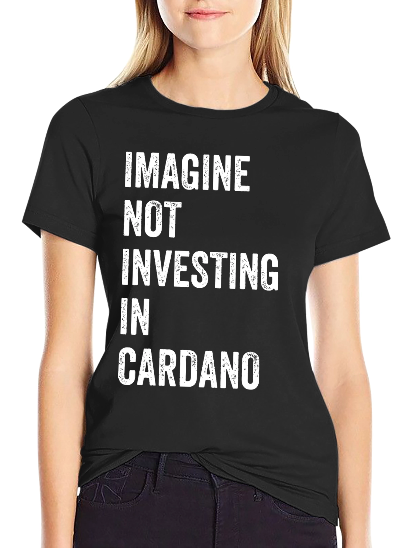 Imagine Cardano Investor T-Shirt - Crypto HODL Tee