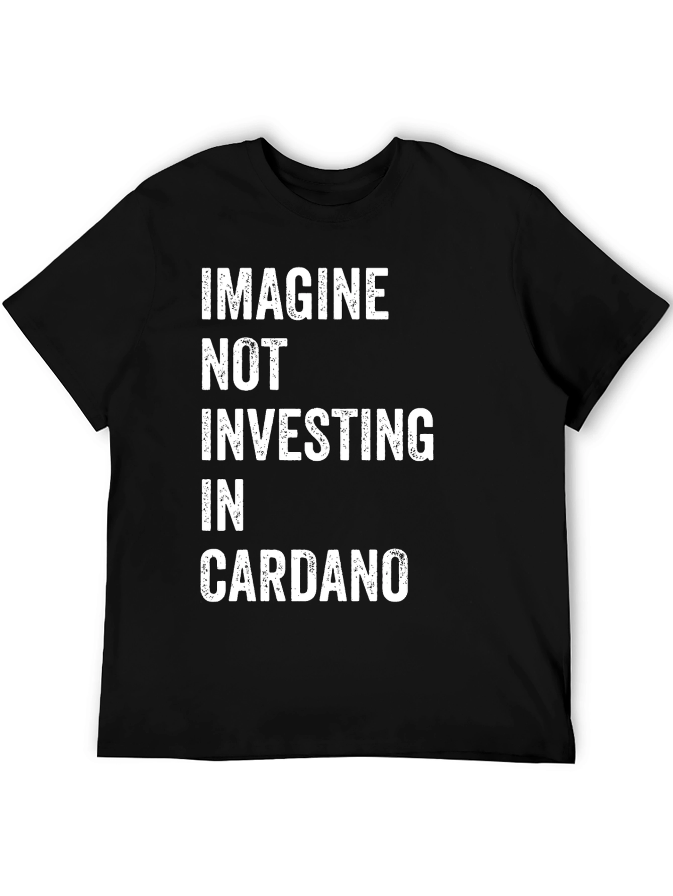 Imagine Cardano Investor T-Shirt - Crypto HODL Tee