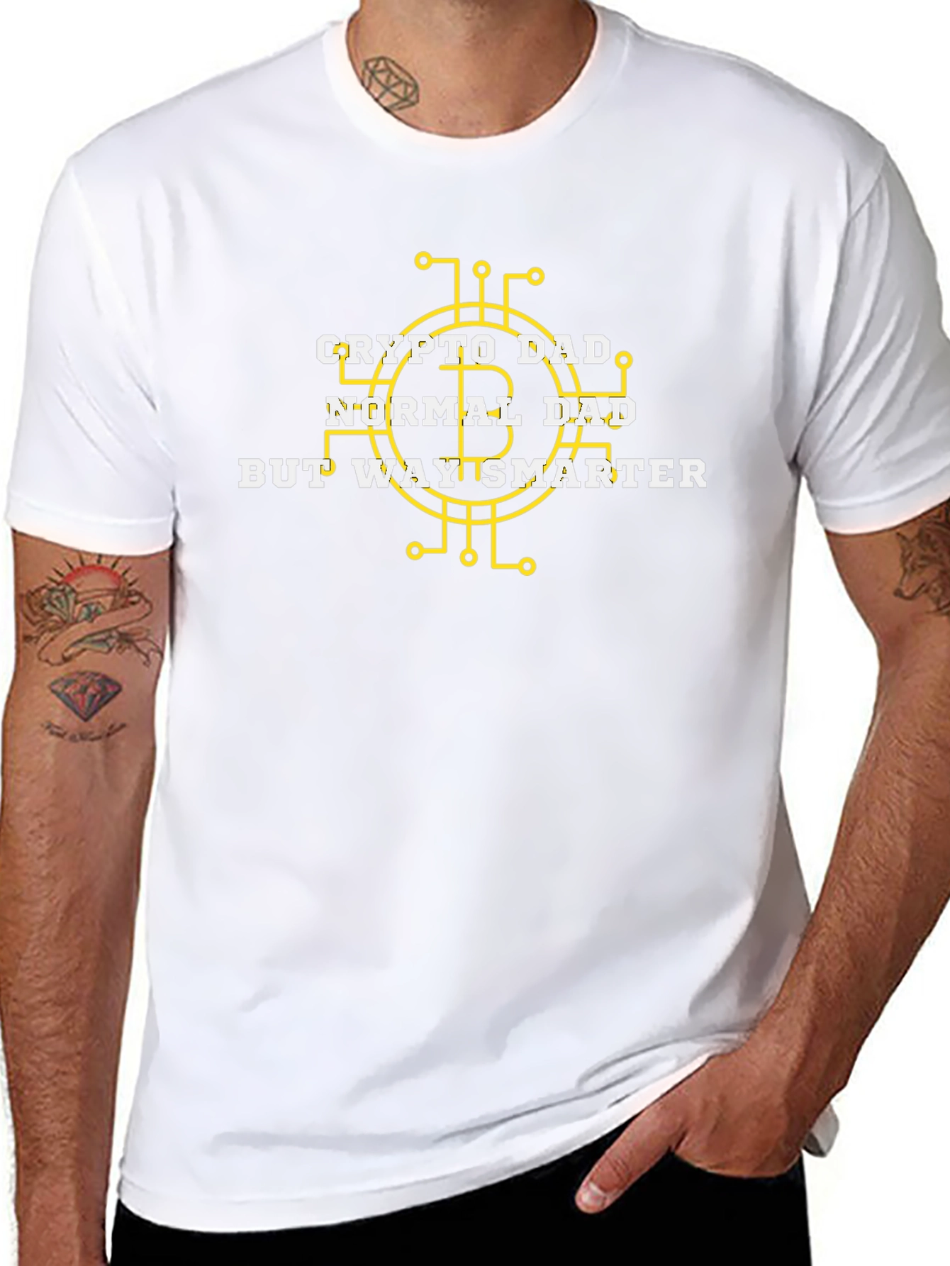 Crypto Dad T-Shirt - Bitcoin Themed