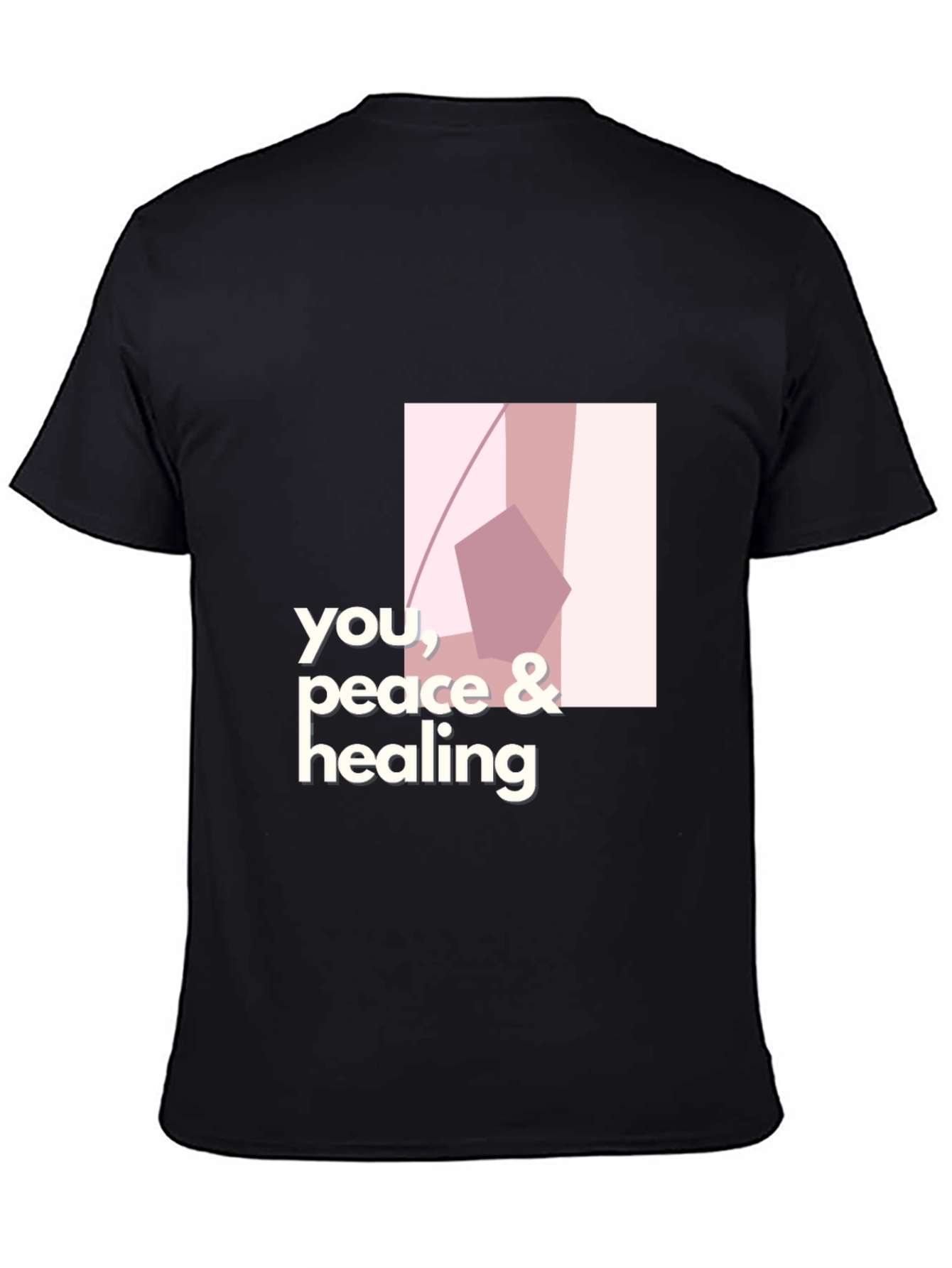 Modern You Peace & Healing Graphic Black T-Shirt