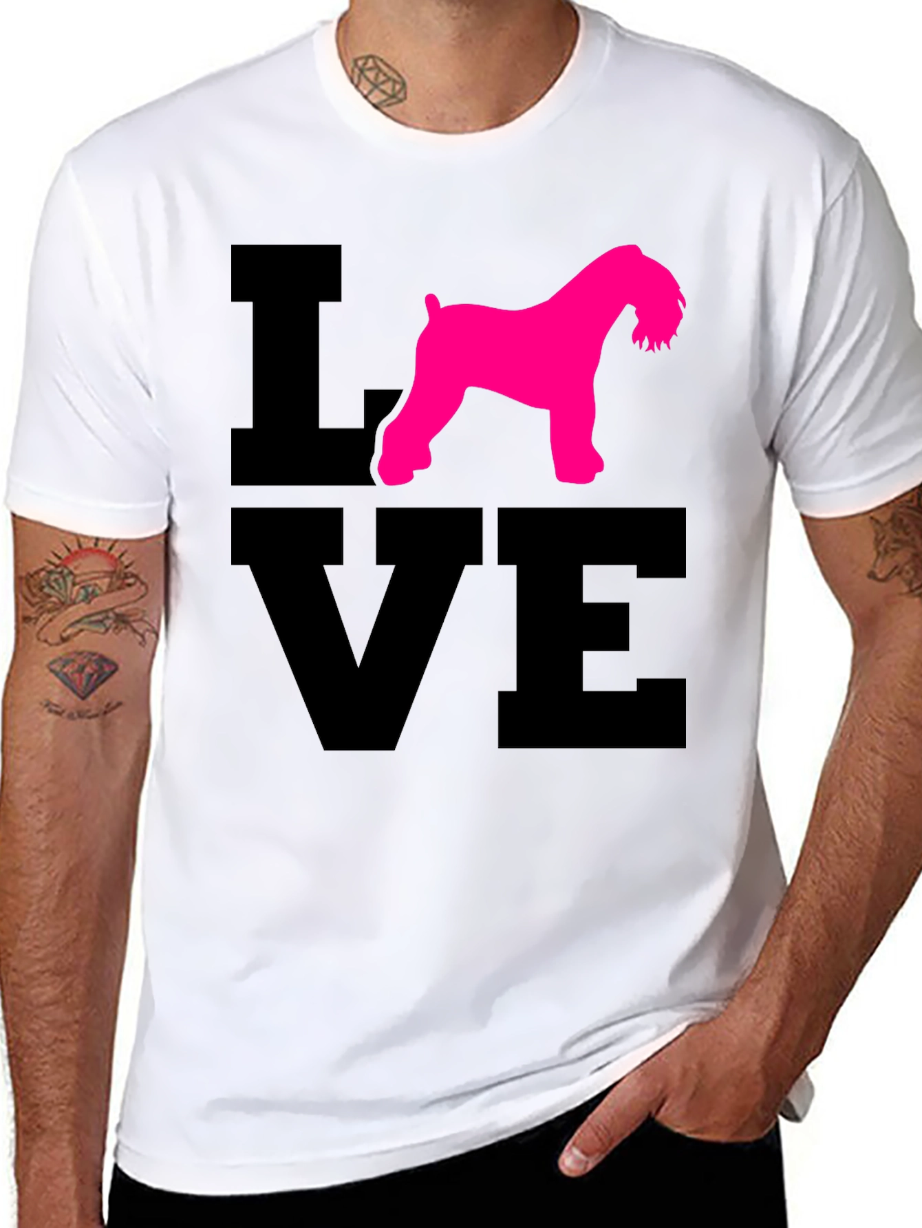Love Schnauzer Dog T-Shirt