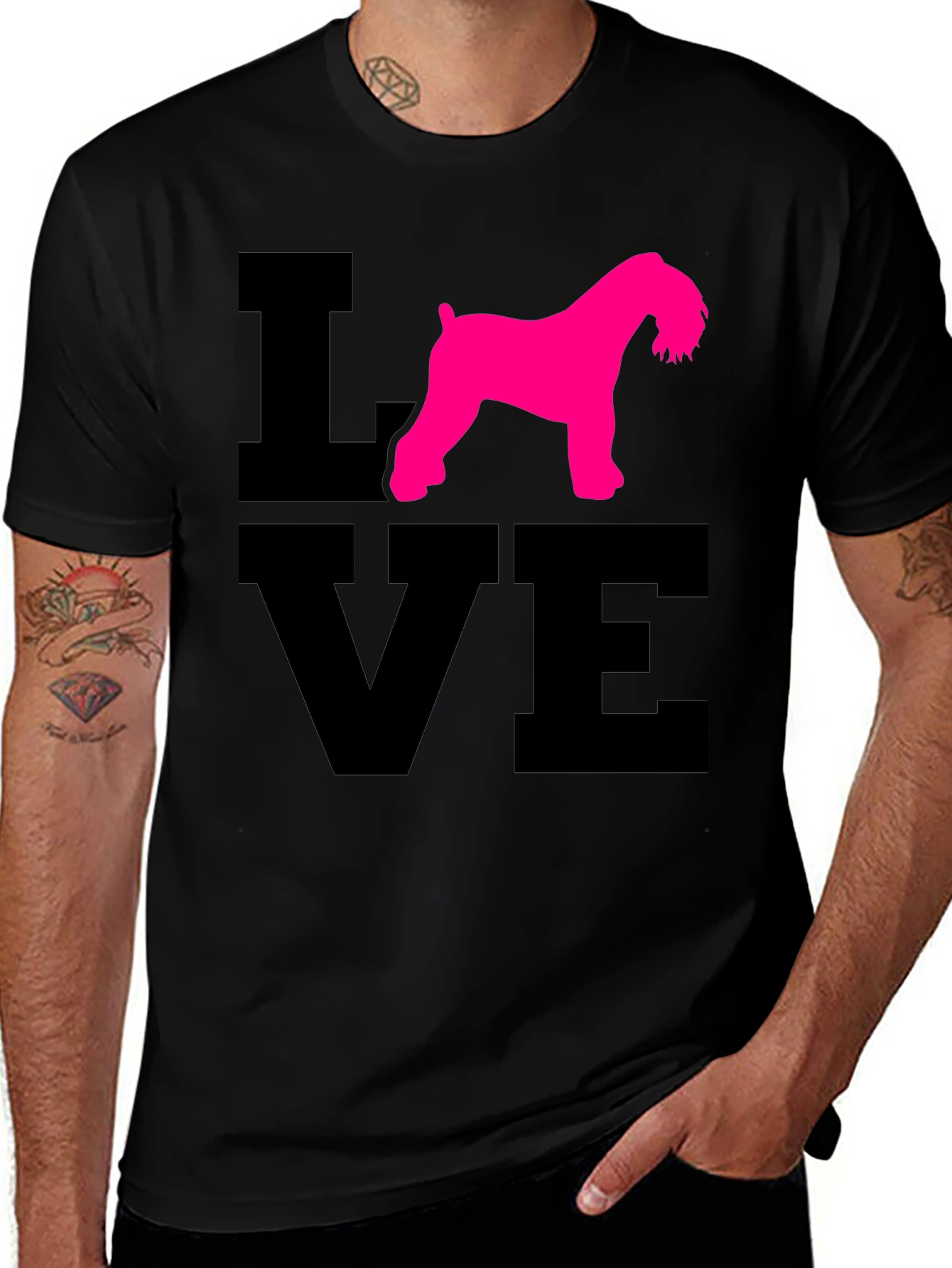 Love Schnauzer Dog T-Shirt