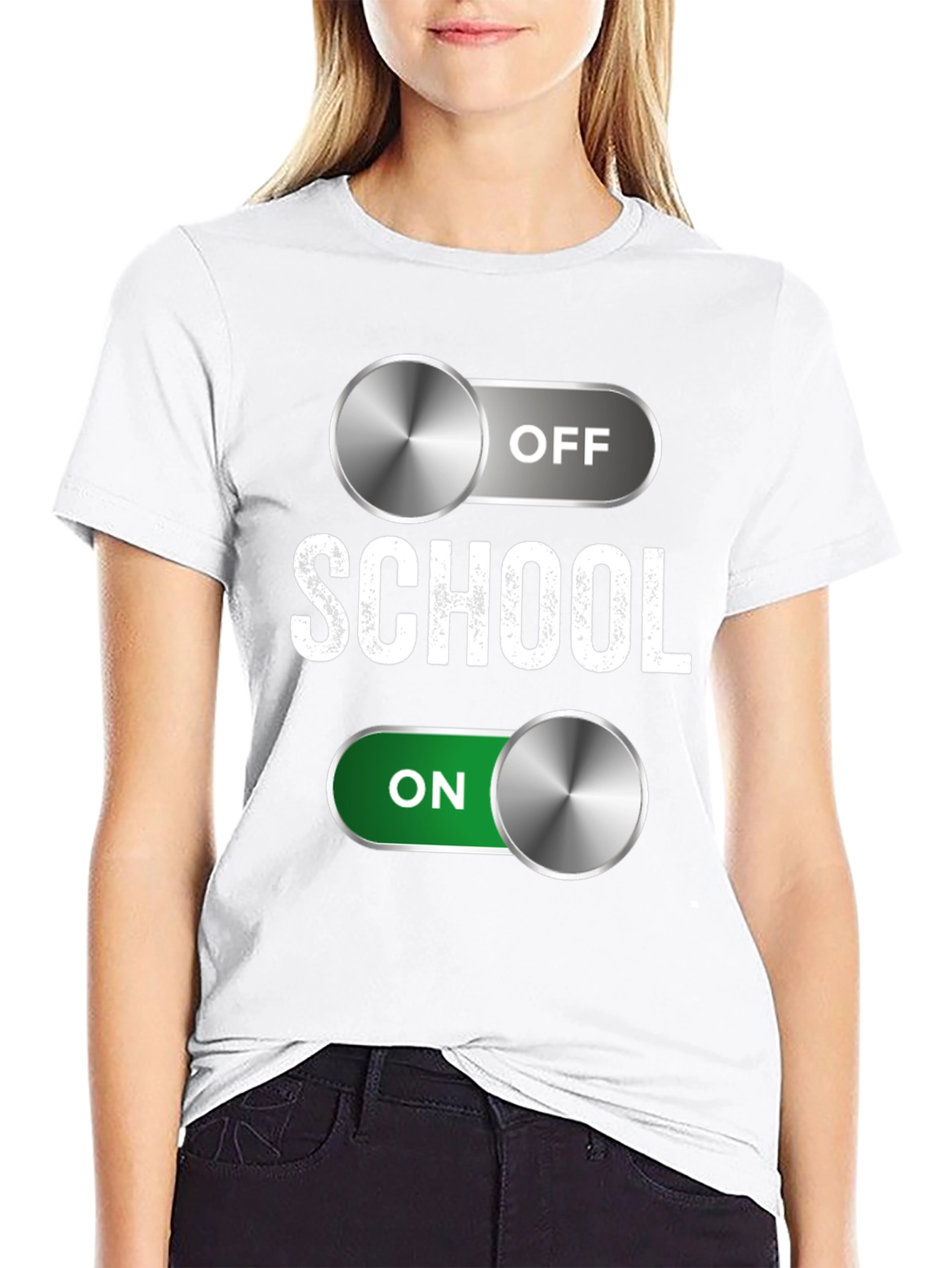 Schools Out! Toggle Switch Graphic T-Shirt