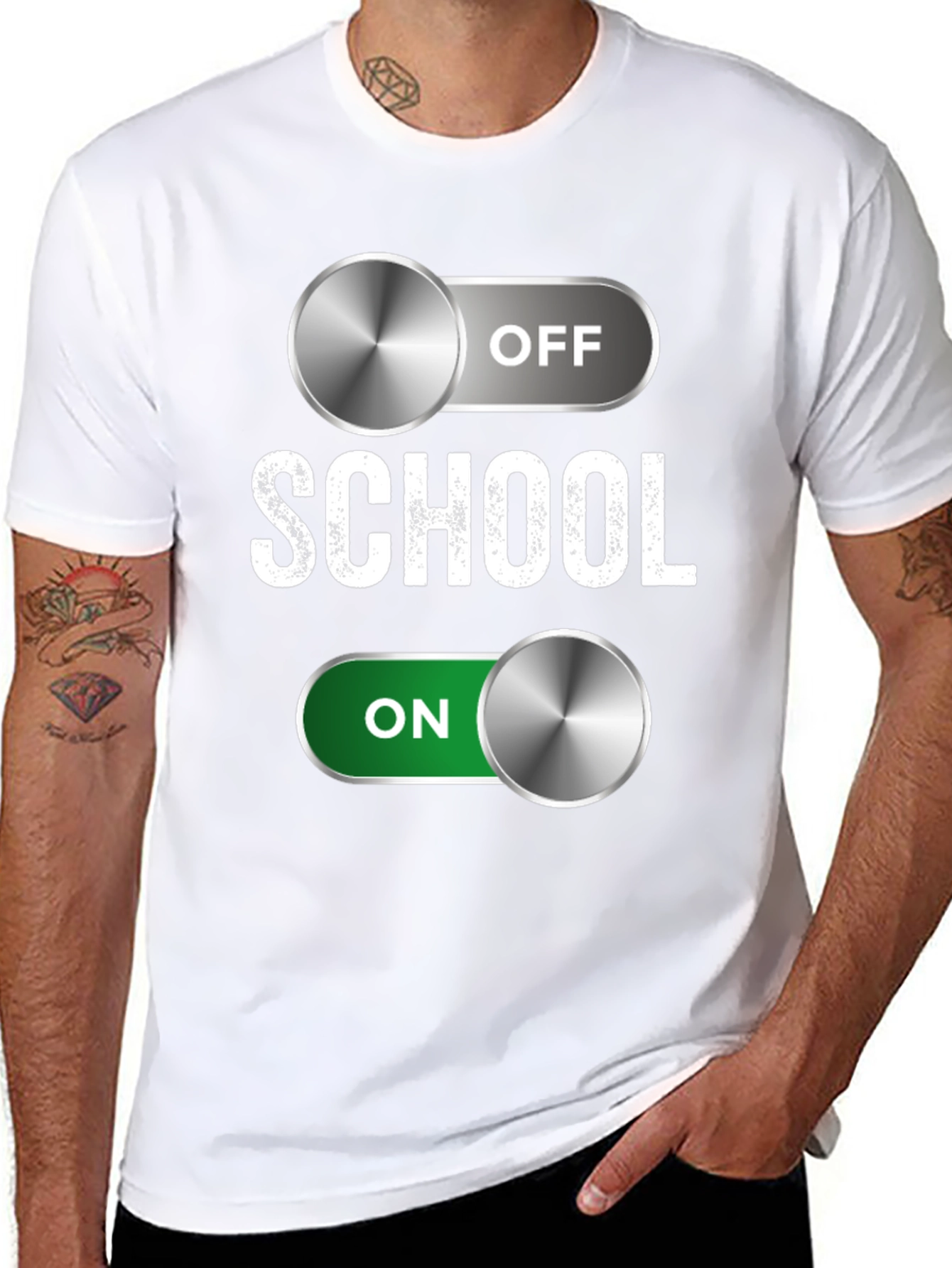 Schools Out! Toggle Switch Graphic T-Shirt