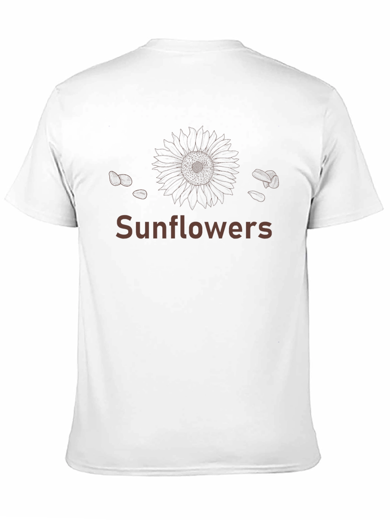 Sunflower Graphic T-Shirt Black Casual Tee