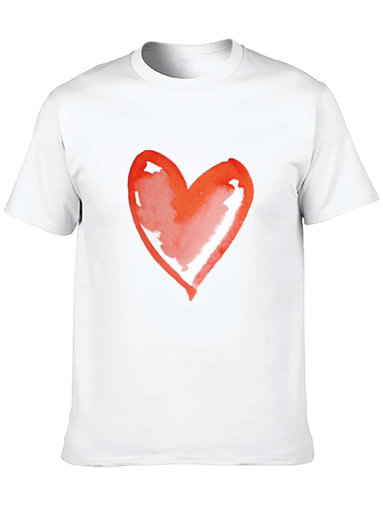 Heart Graphic Tee - Black Casual Shirt
