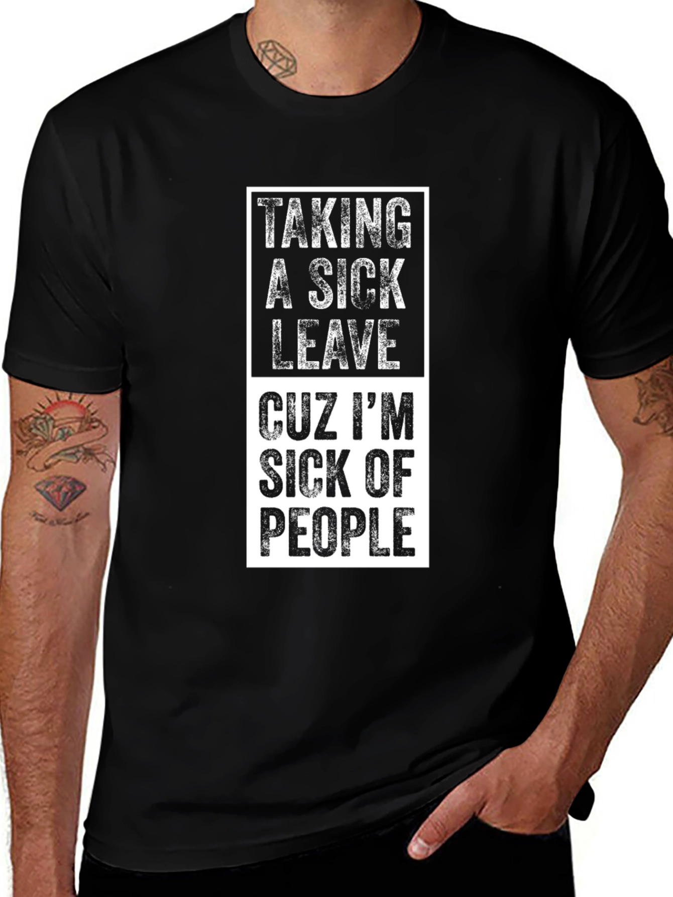 Taking a Sick Leave Graphic Tee