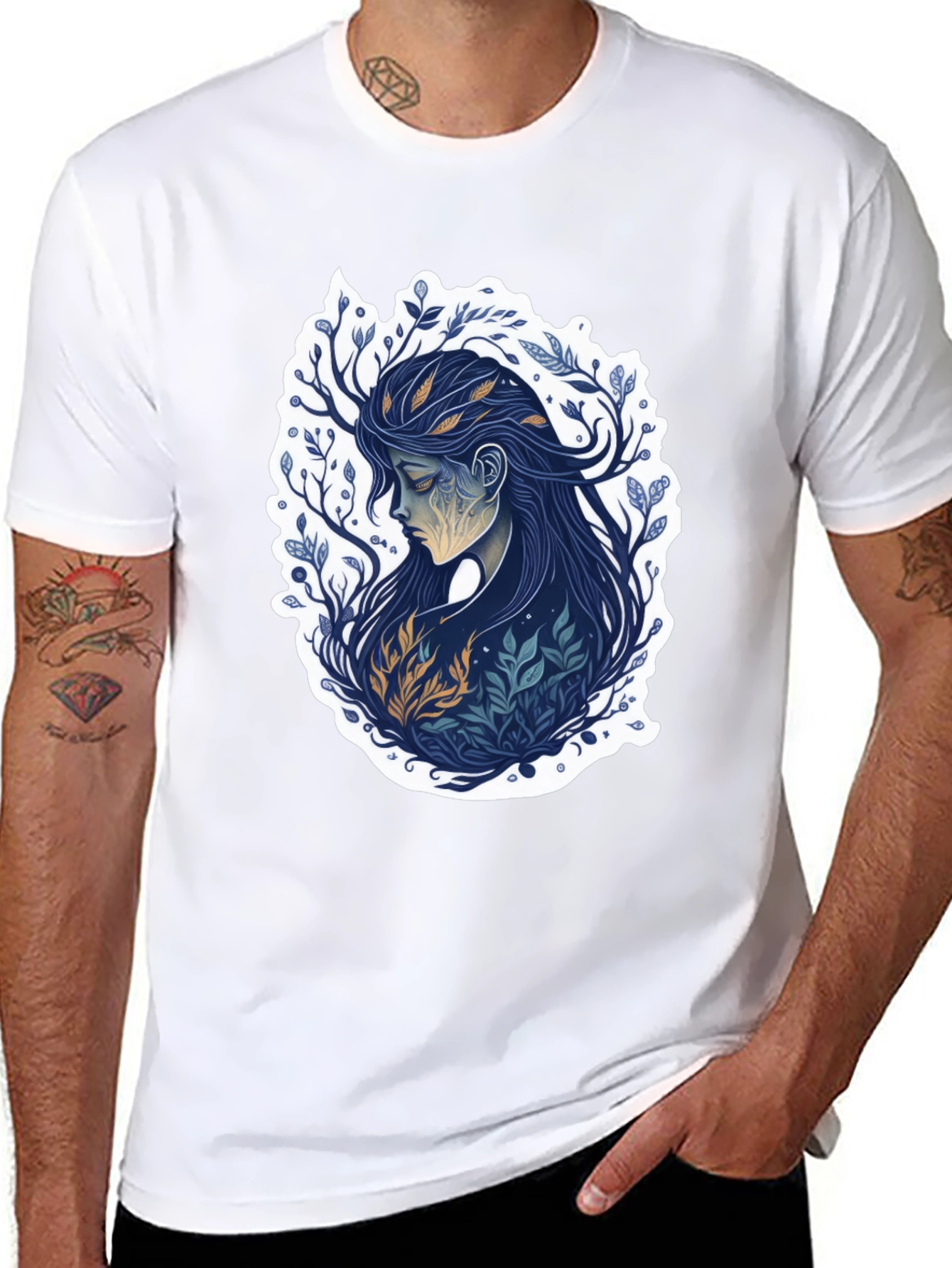 Nature Spirit Graphic Tee - Black