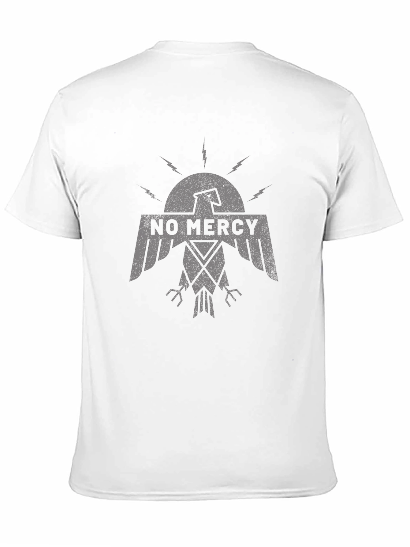 No Mercy Graphic Tee - Black Crew Neck T-Shirt
