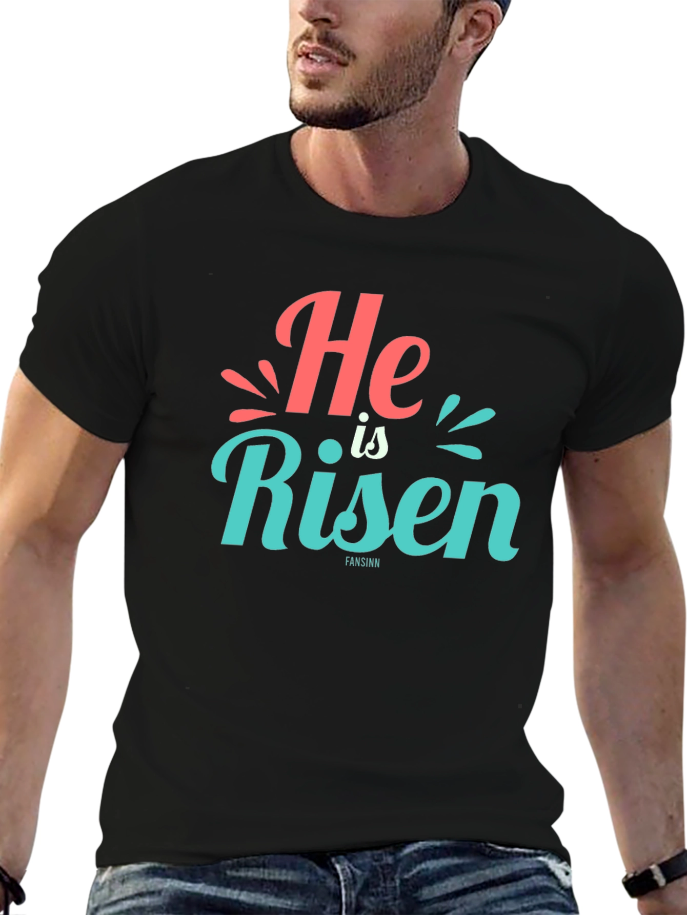 He is Risen Graphic Tee - Easter Shirt