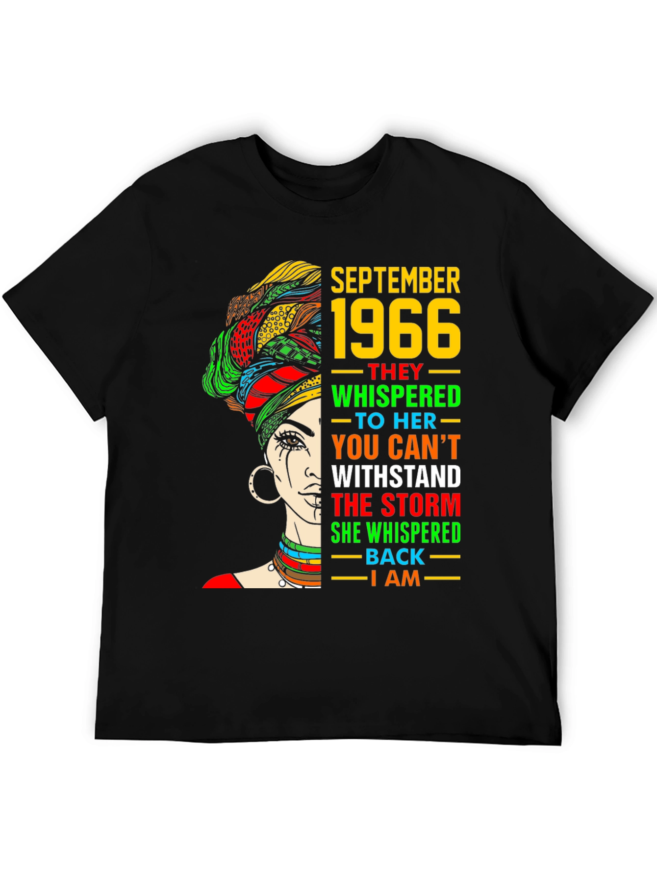 September 1966 Black Woman T-Shirt