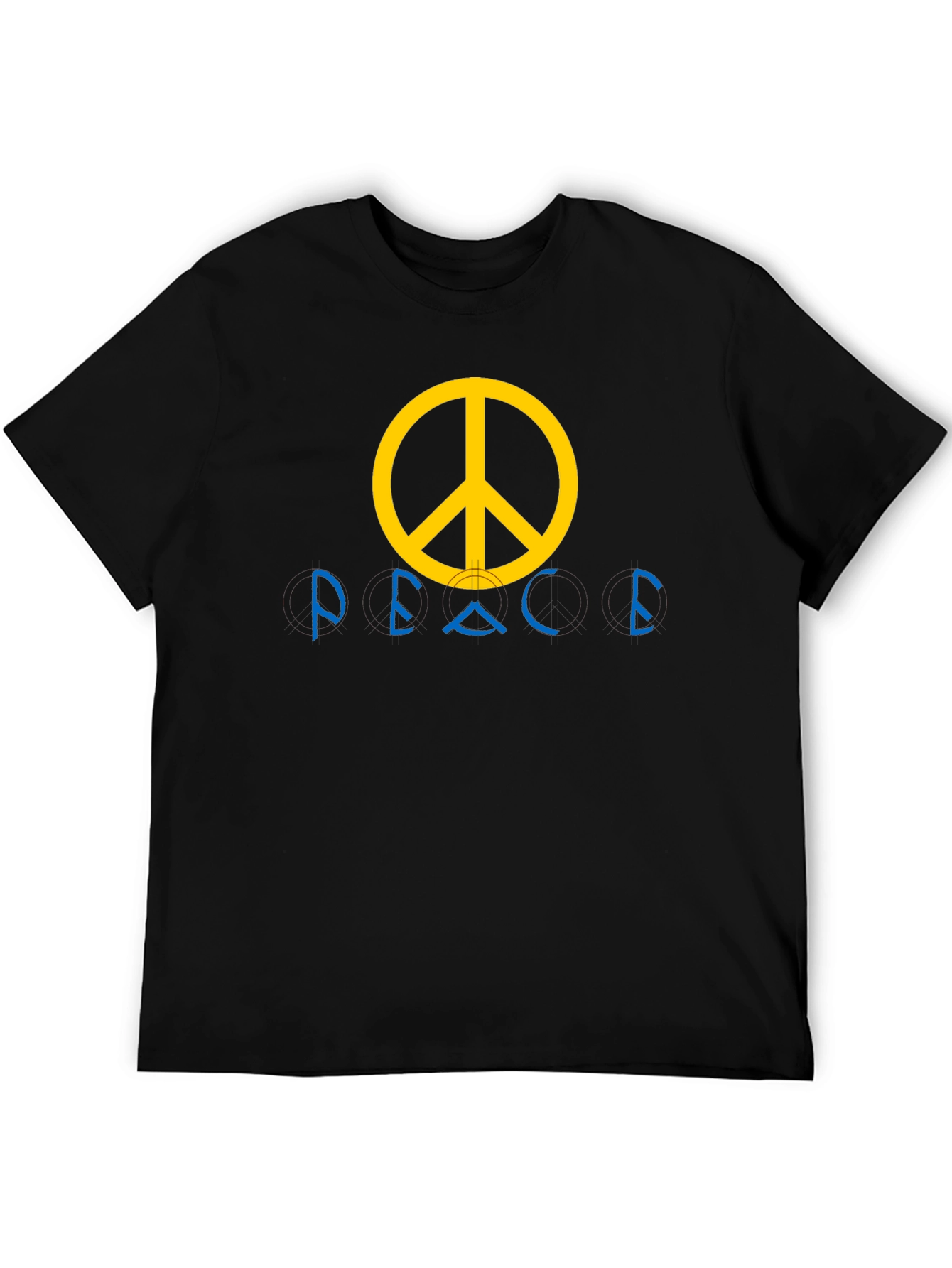 Peace Symbol T-Shirt: Stand for Ukraine