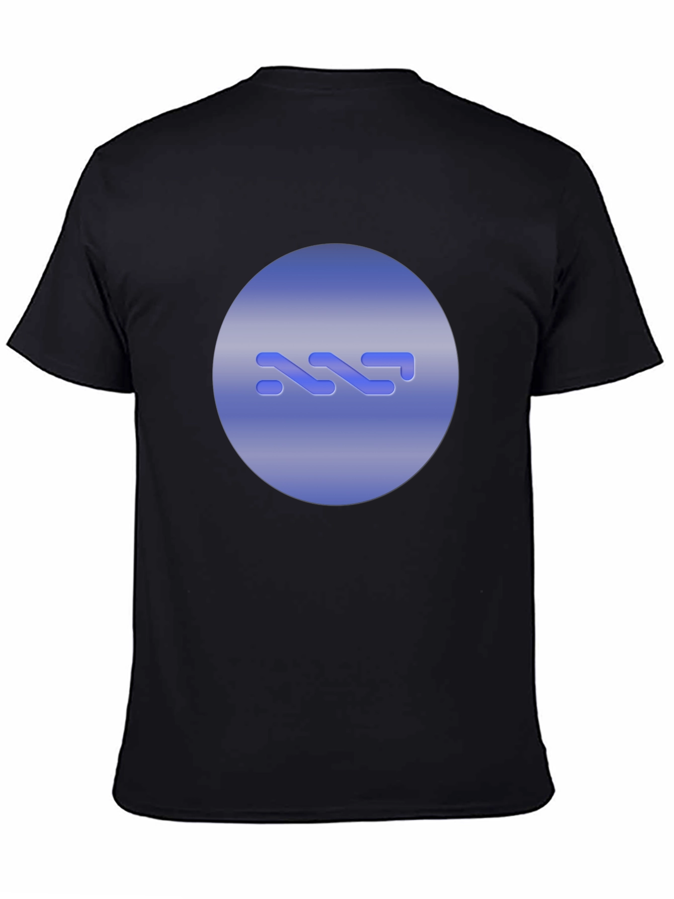 Abstract Logo Black T-Shirt