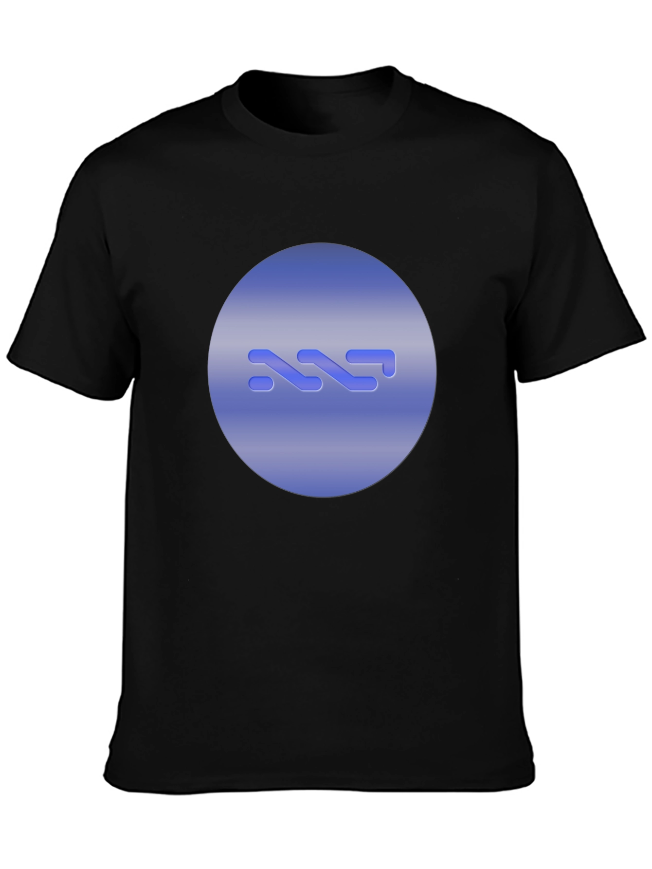 Abstract Logo Black T-Shirt