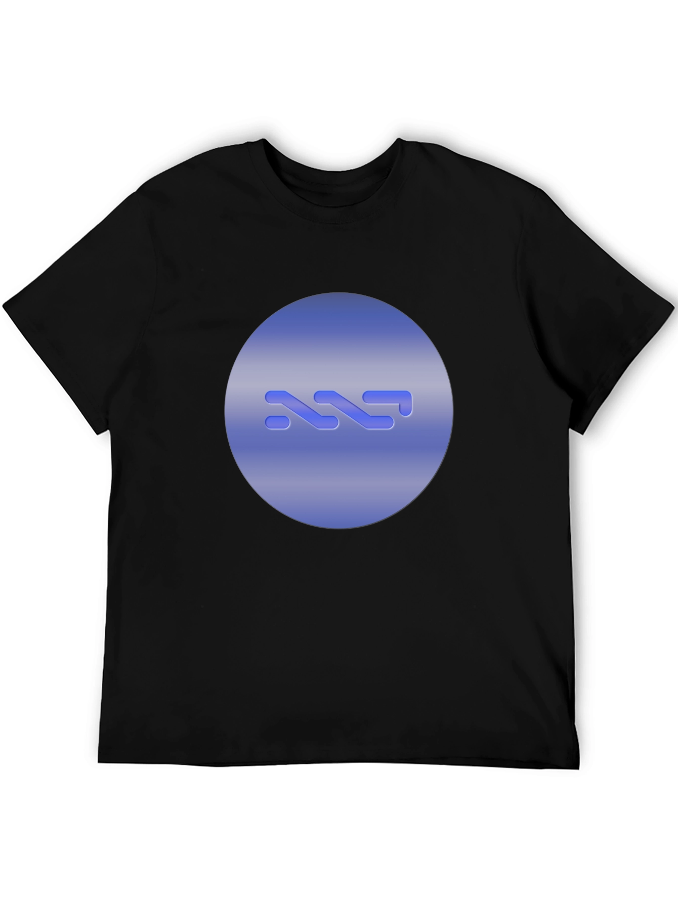 Abstract Logo Black T-Shirt