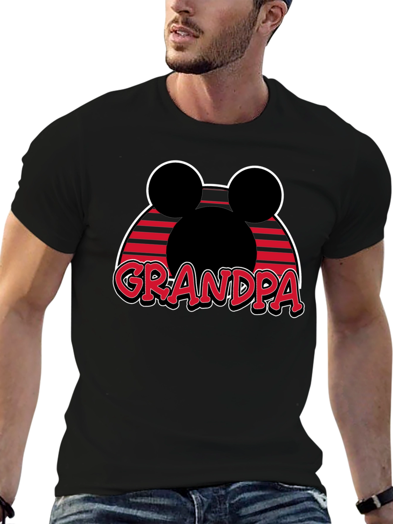 Grandpa Mickey Mouse Inspired T-Shirt