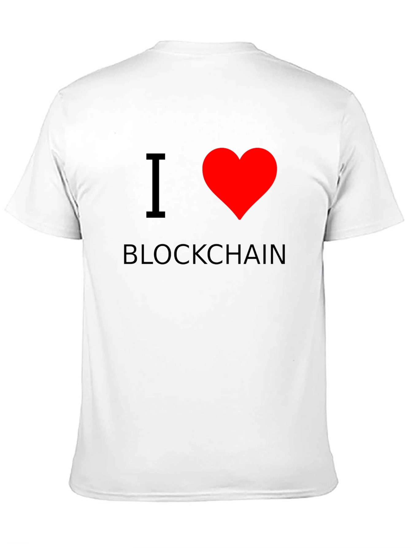 I Heart Blockchain T-Shirt - Black