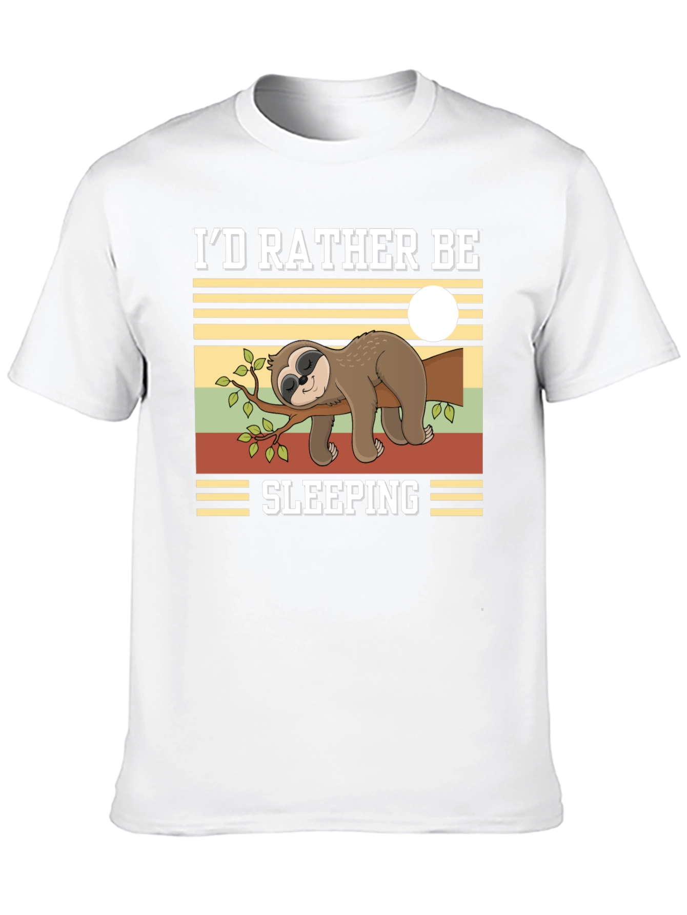 Id Rather Be Sleeping Sloth T-Shirt