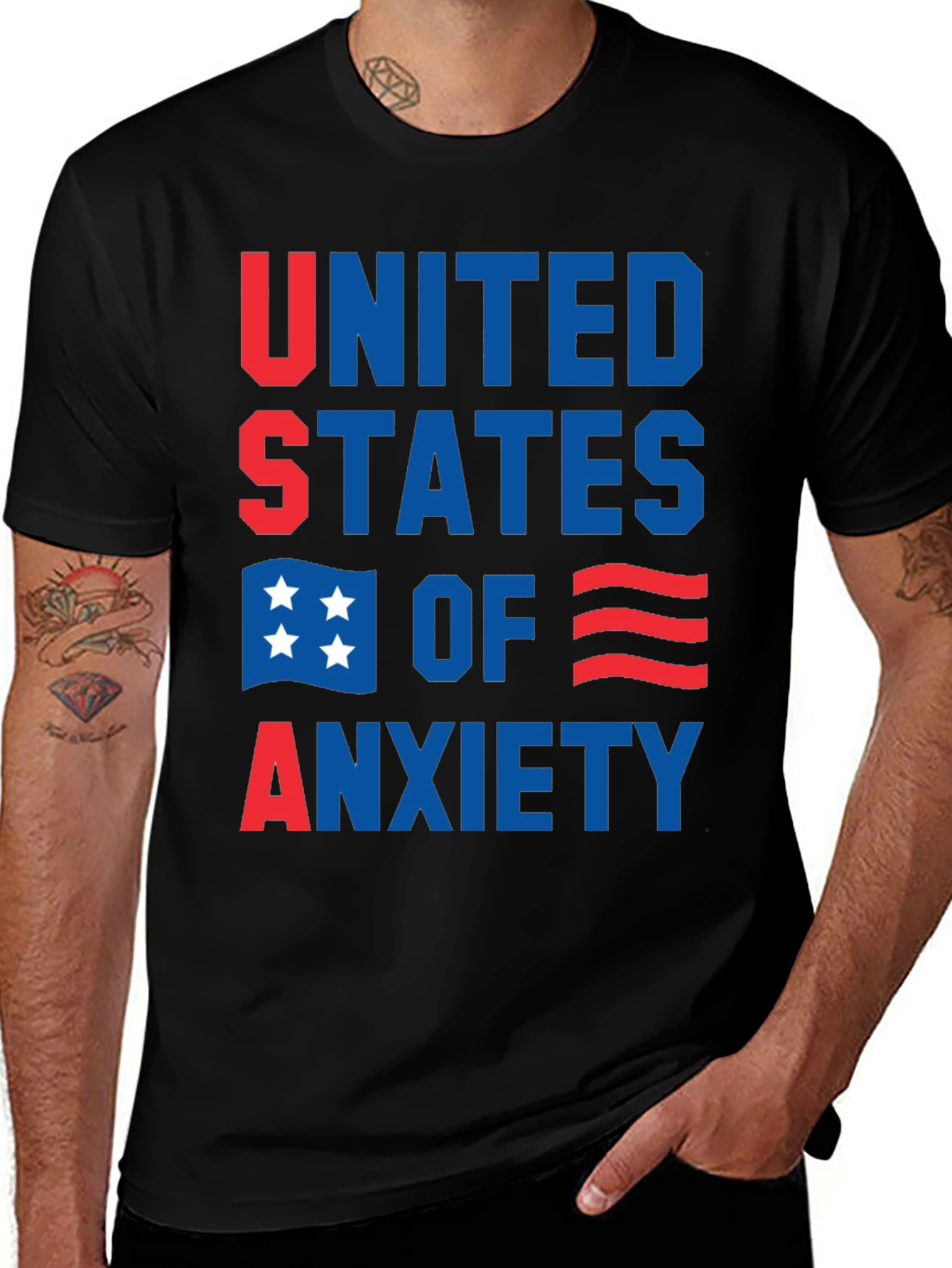 United States of Anxiety Graphic Tee