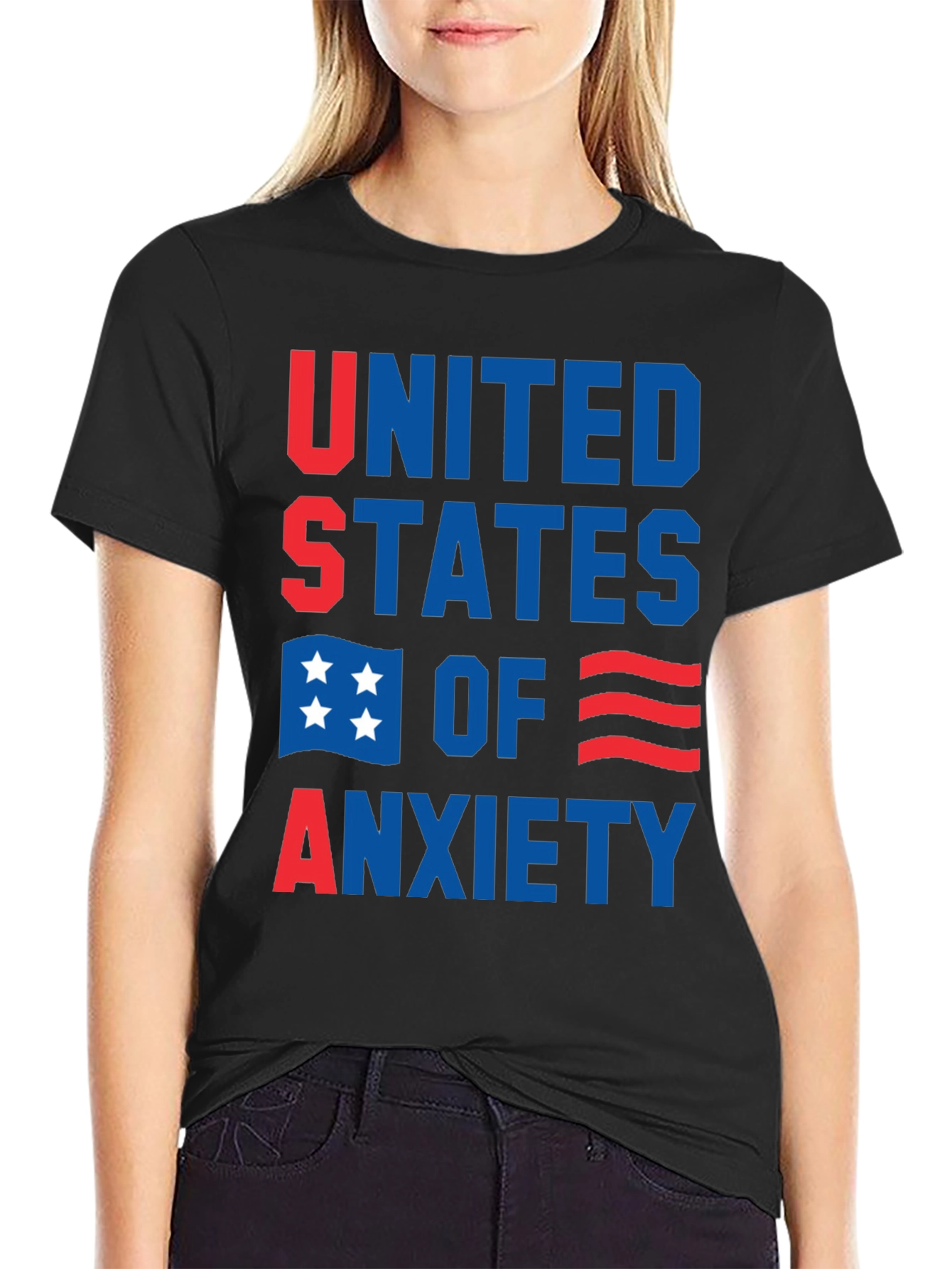 United States of Anxiety Graphic Tee