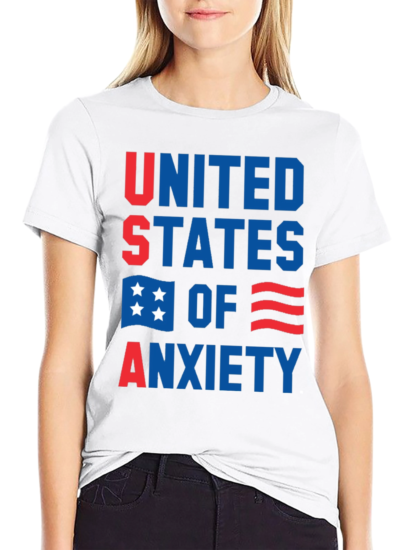 United States of Anxiety Graphic Tee