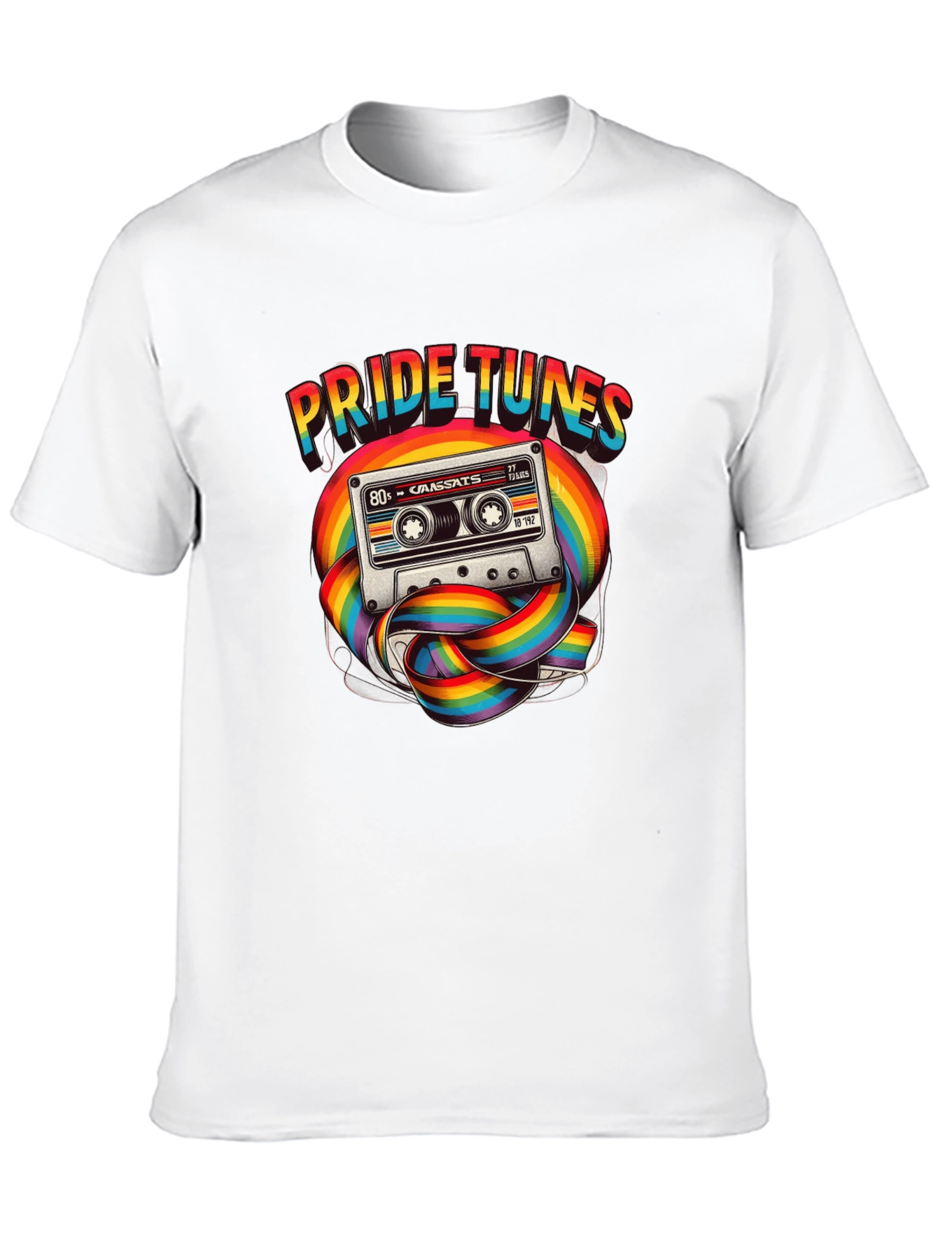 Pride Tunes 80s Cassette T-Shirt