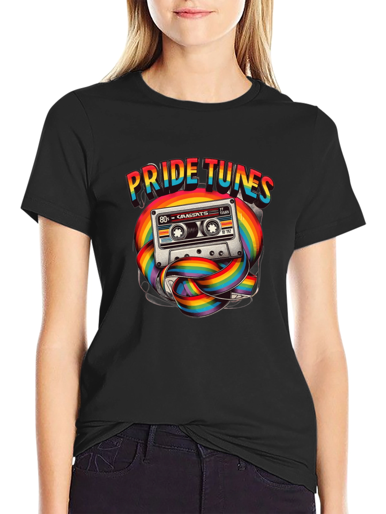Pride Tunes 80s Cassette T-Shirt