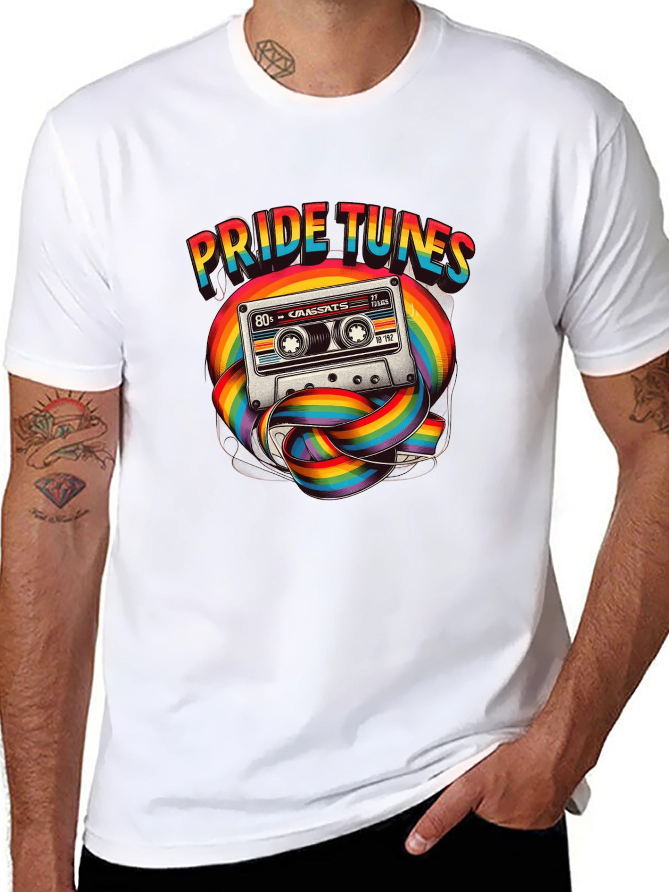 Pride Tunes 80s Cassette T-Shirt