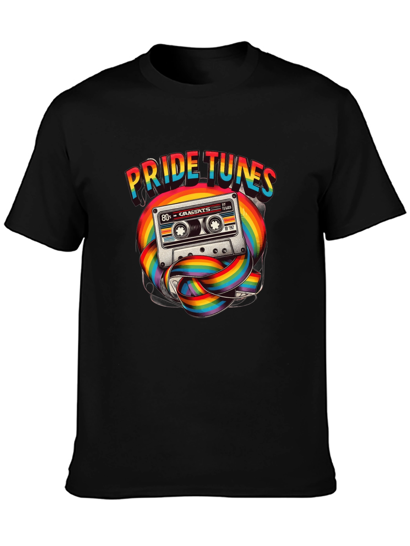 Pride Tunes 80s Cassette T-Shirt