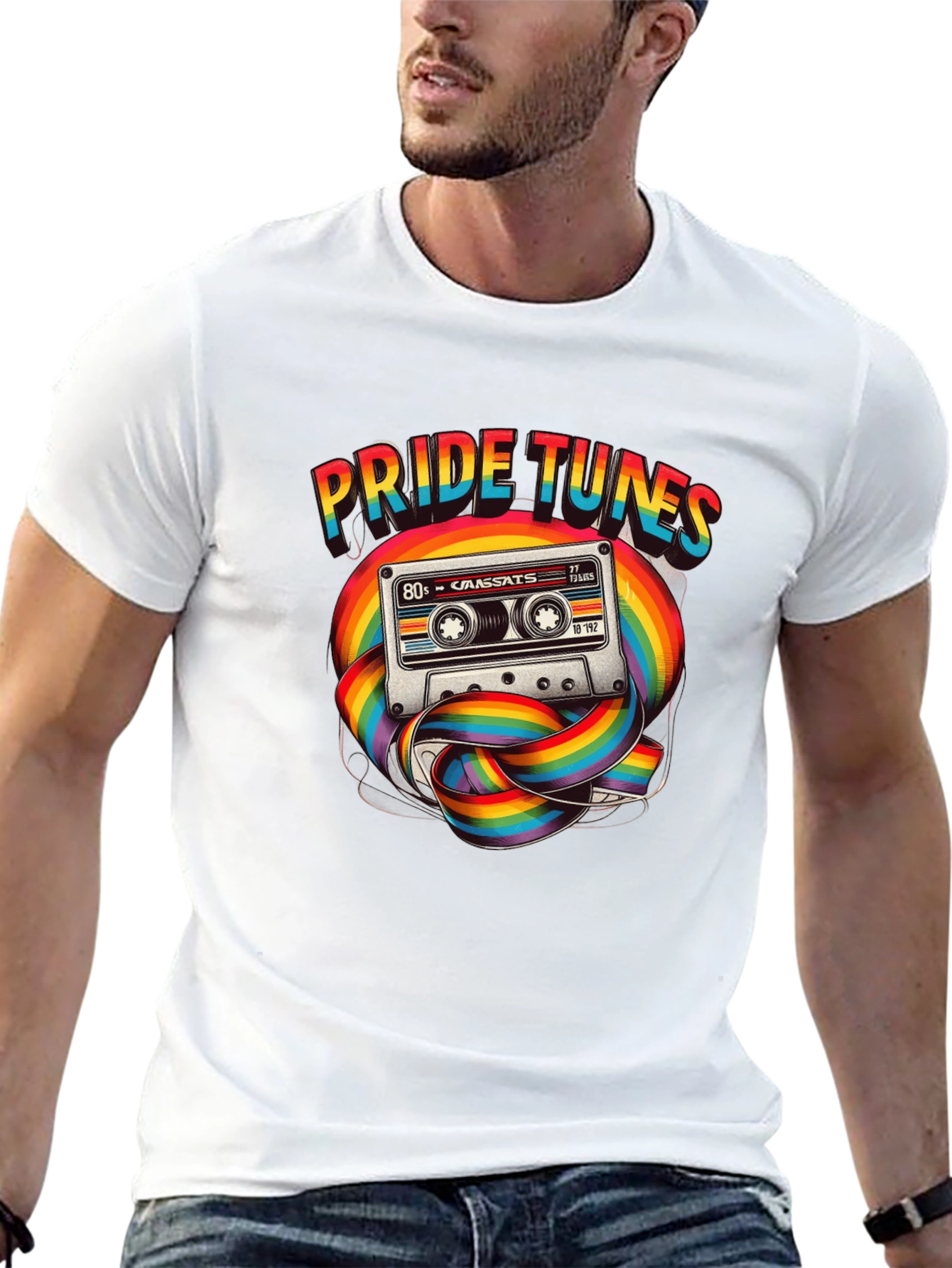 Pride Tunes 80s Cassette T-Shirt