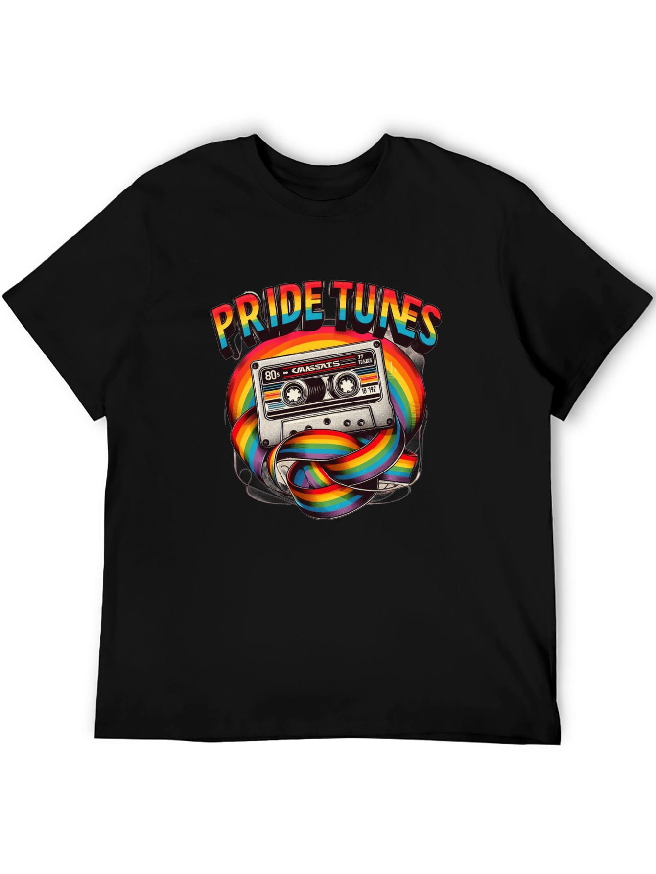 Pride Tunes 80s Cassette T-Shirt