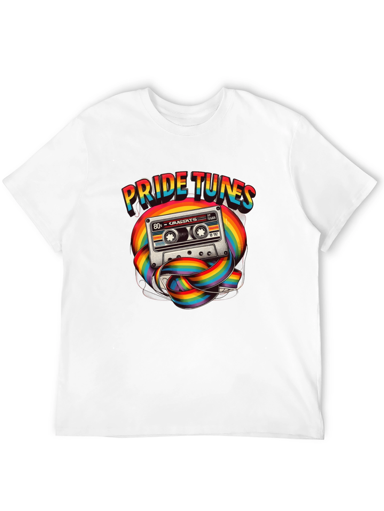 Pride Tunes 80s Cassette T-Shirt