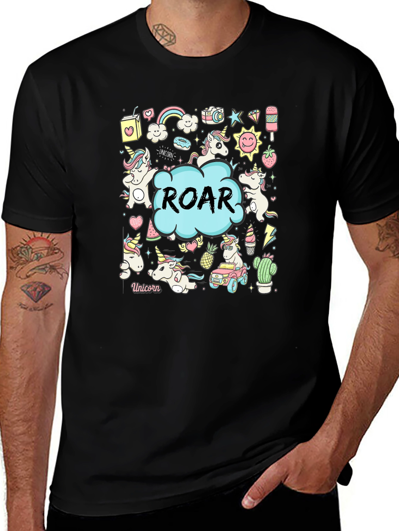 Unicorn ROAR Graphic Tee