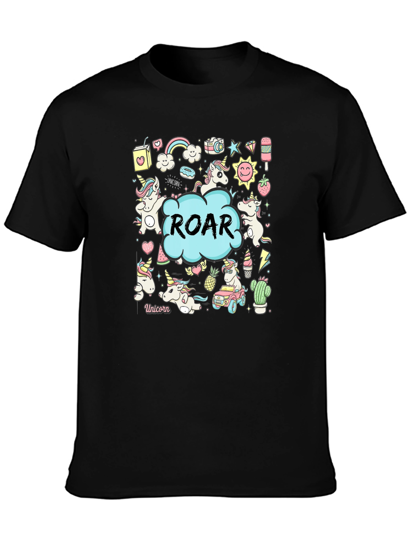 Unicorn ROAR Graphic Tee