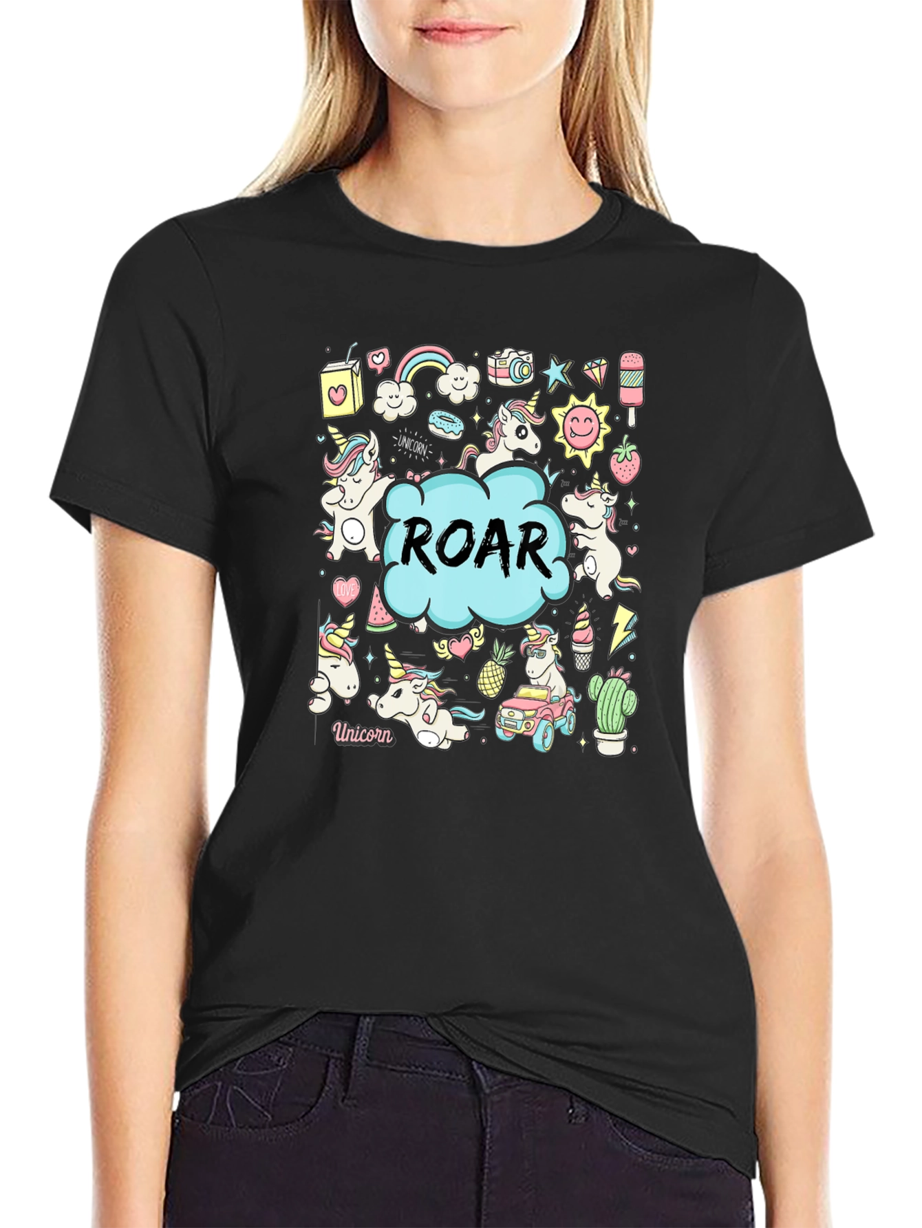 Unicorn ROAR Graphic Tee