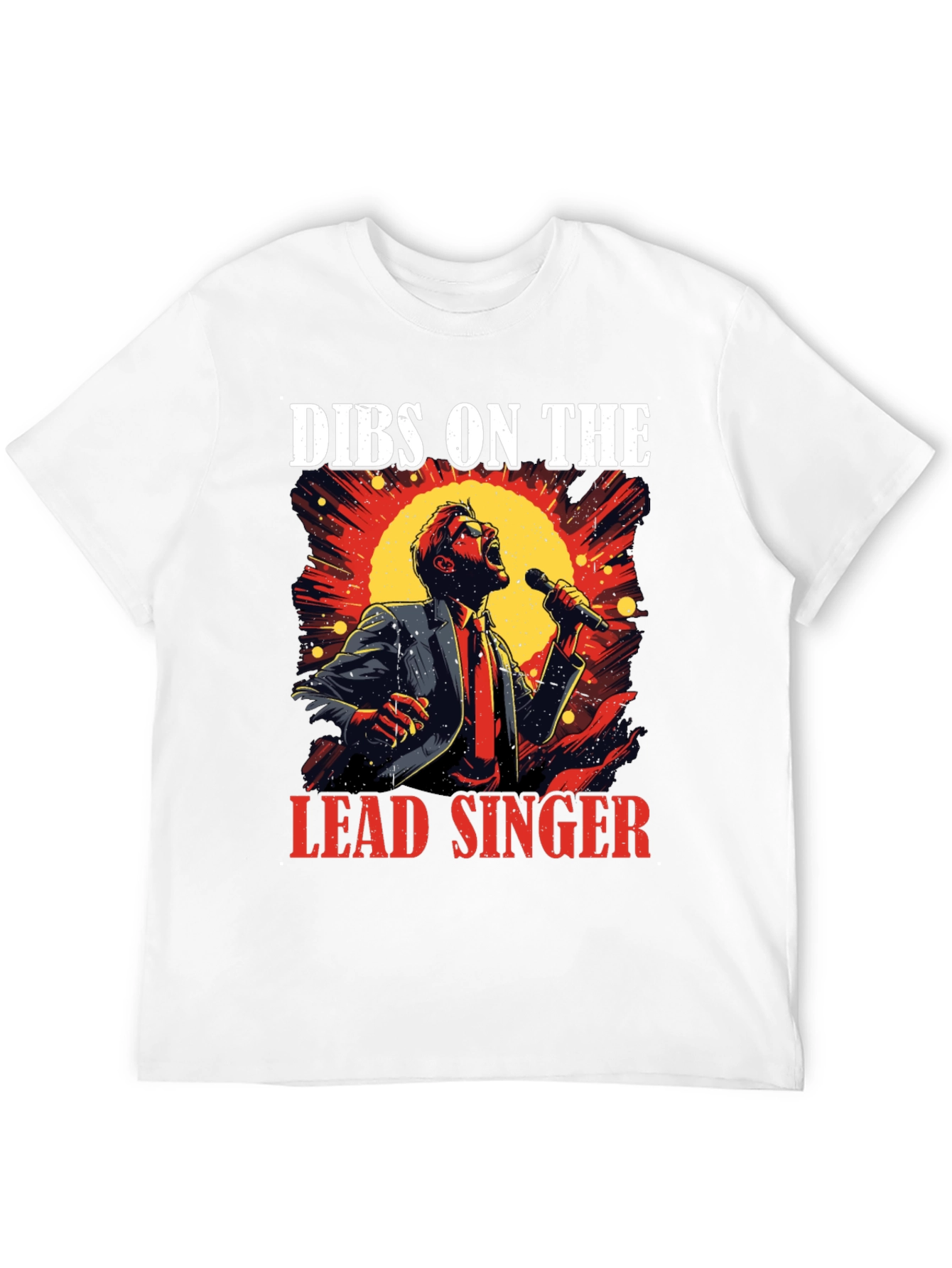 Dibs on the Lead Singer Black T-Shirt