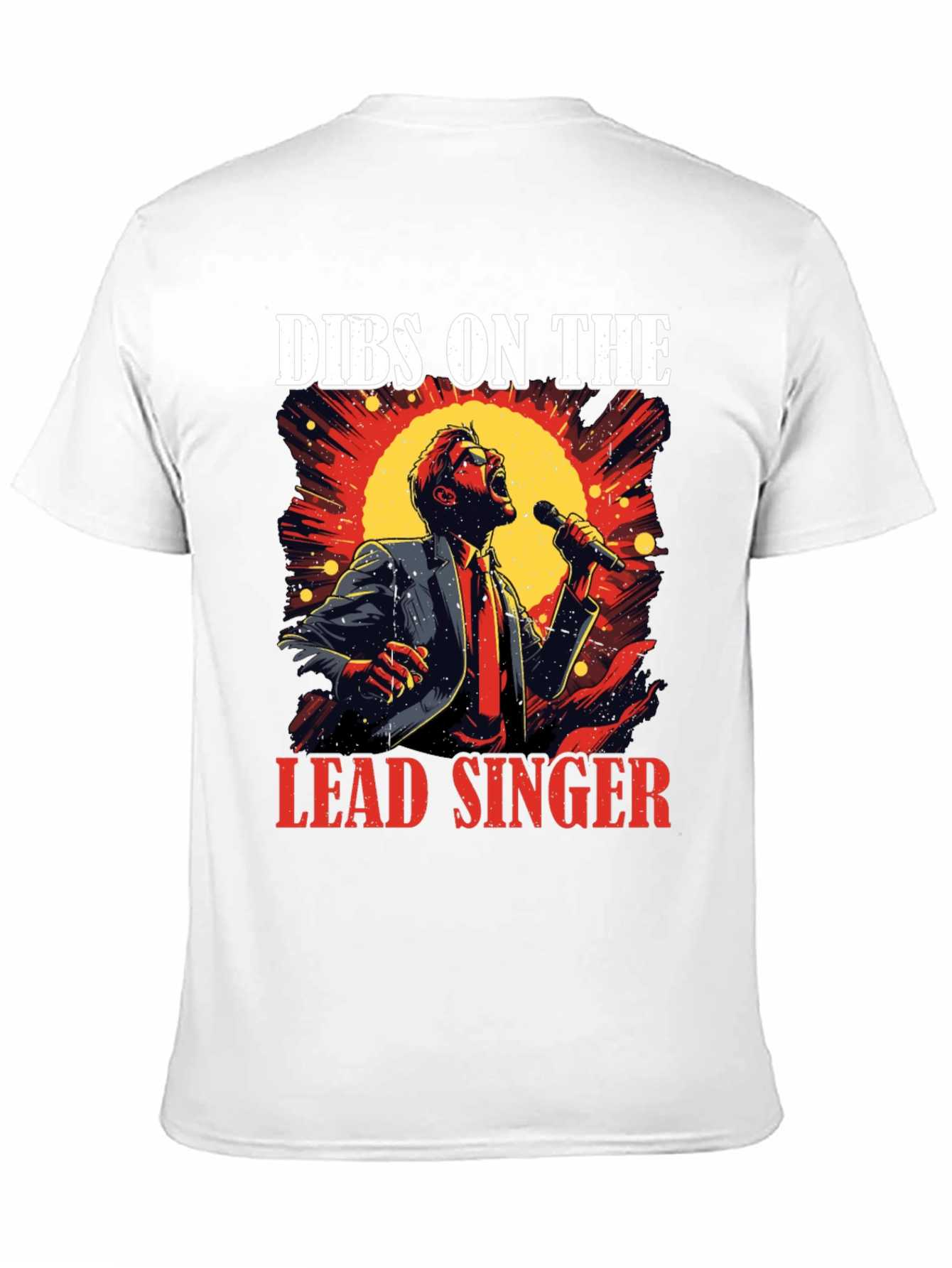 Dibs on the Lead Singer Black T-Shirt