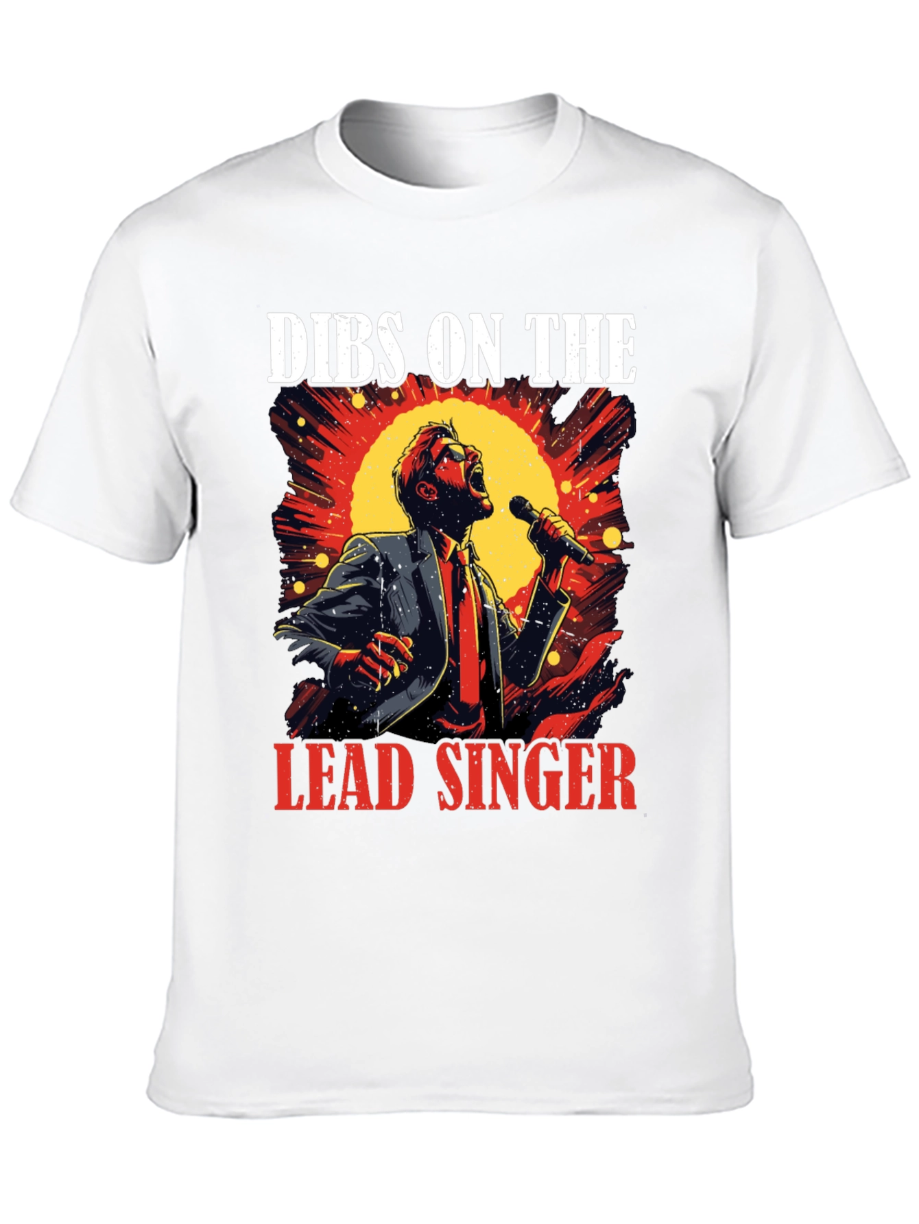 Dibs on the Lead Singer Black T-Shirt