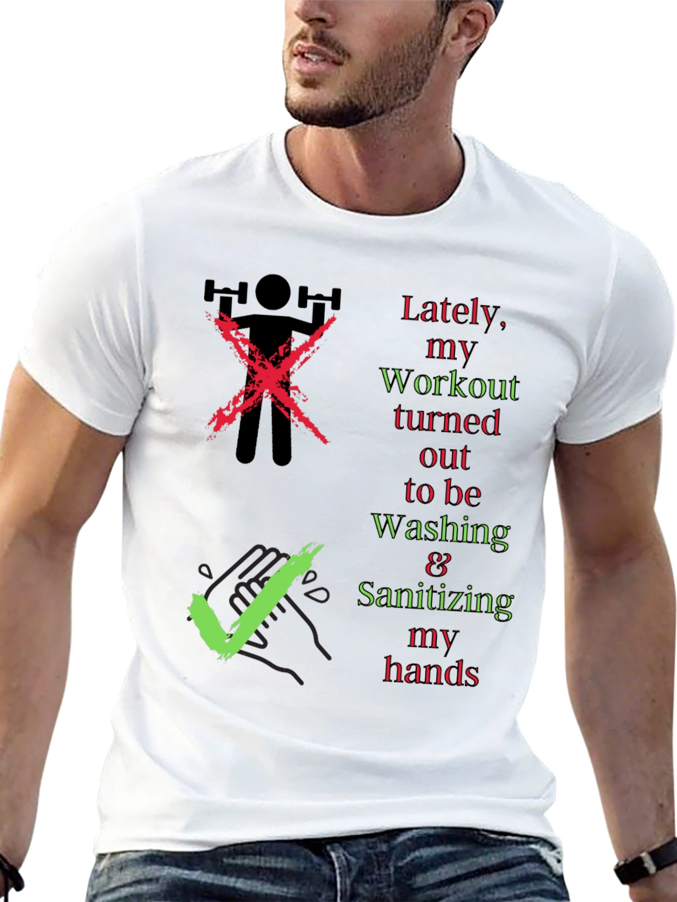 Workout & Washing Hands T-Shirt