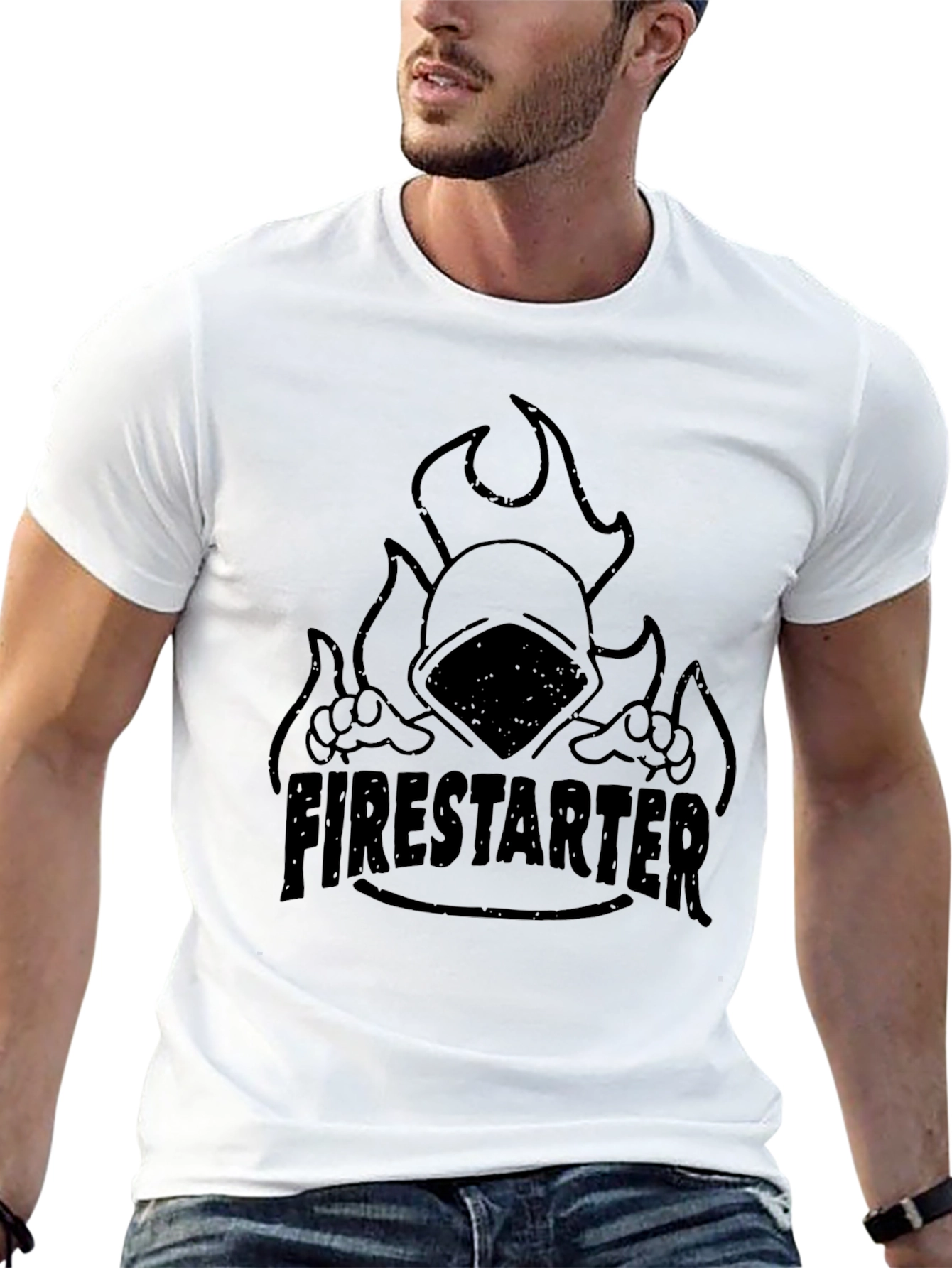Firestarter Graphic Tee - Mens Black T-Shirt